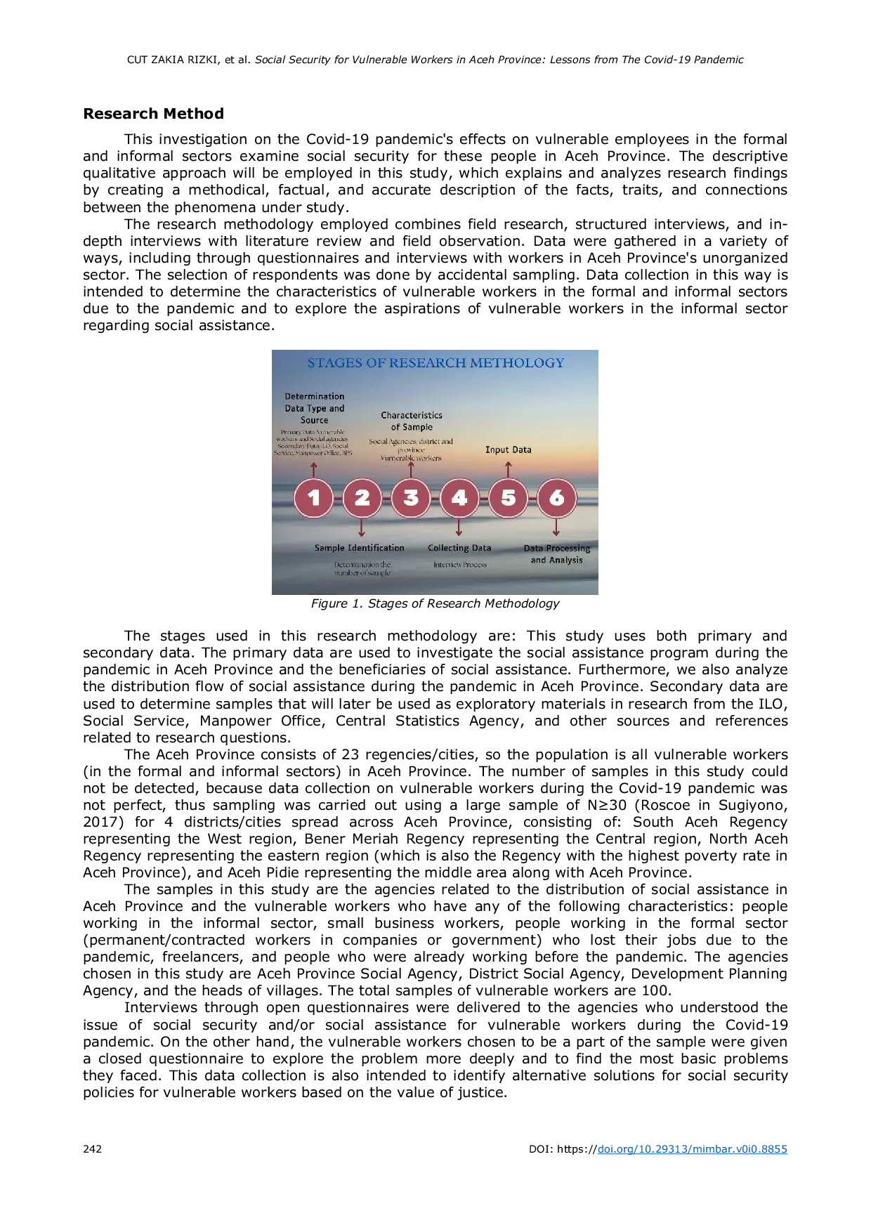 JURIS Social Security for Vulnerable Workers in Aceh Province Lessons from the Covid 19 Pandemic