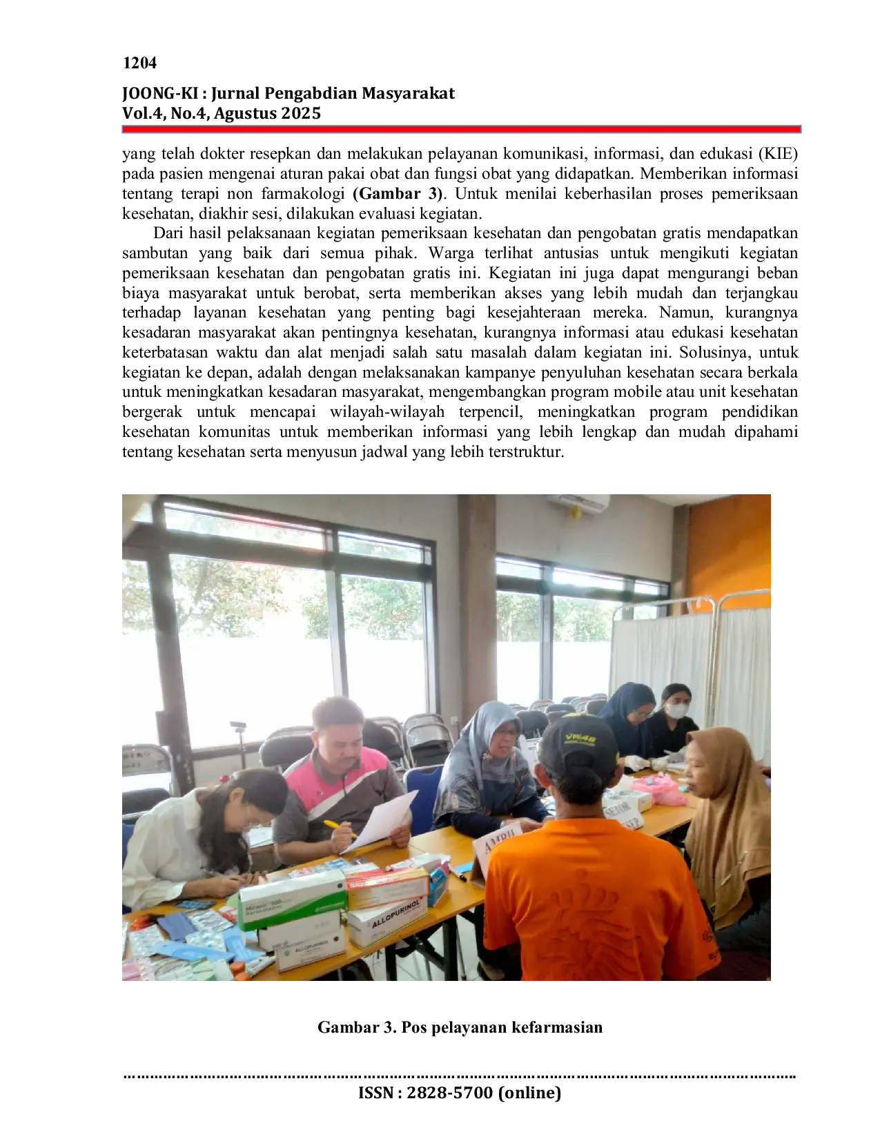 JURIS Praktik Kolaboratif Antarprofesi pada Agenda Pemeriksaan Kesehatan dan Pengobatan Gratis bagi Masyarakat di Wilayah Universitas Kadiri