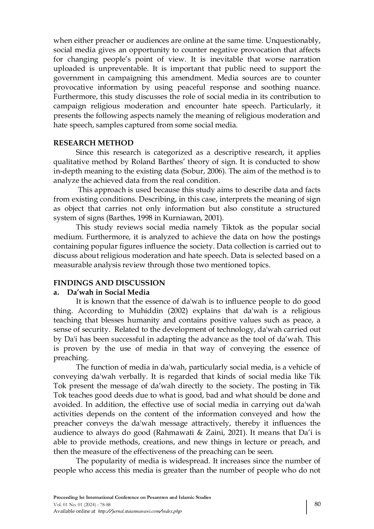 JURIS Dakwah Di Media Sosial Untuk Kampanye Moderasi Beragama Dan Menangkal Ujaran Kebencian