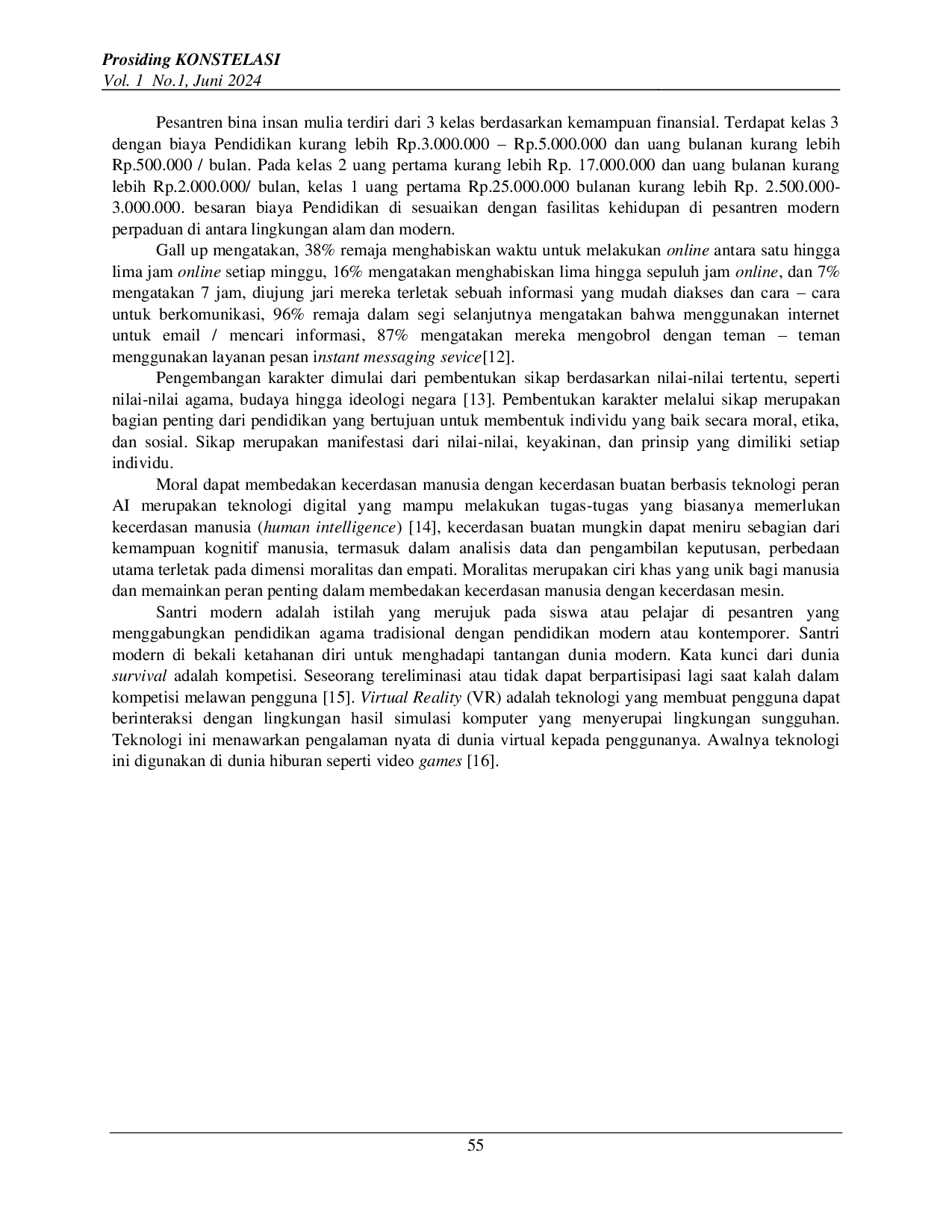 juris Pengembangan Pembelajaran Boarding School Berbasis Teknologi Modern