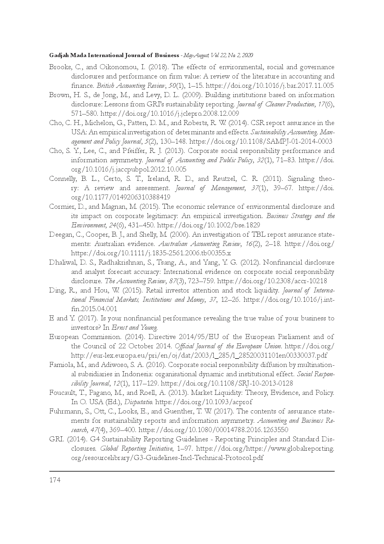 juris On the Nexus Between CSR Practices ESG Performance and Asymmetric information