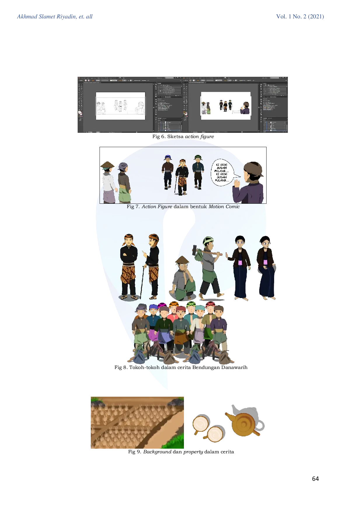 JURIS Concept Art Pada Motion Comic Bendungan Danawarih Untuk Pengenalan Sejarah Lokal Kepada Remaja SMA SMK