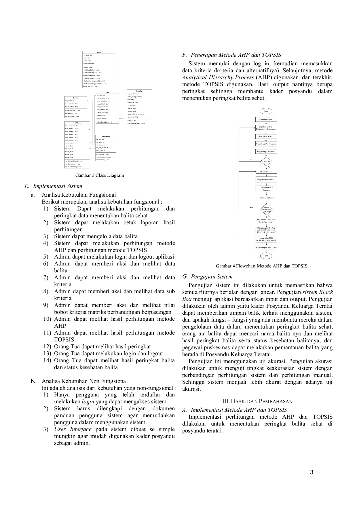 JURIS Sistem Pendukung Keputusan Menentukan Peringkat Balita Sehat Menggunakan Metode AHP dan TOPSIS