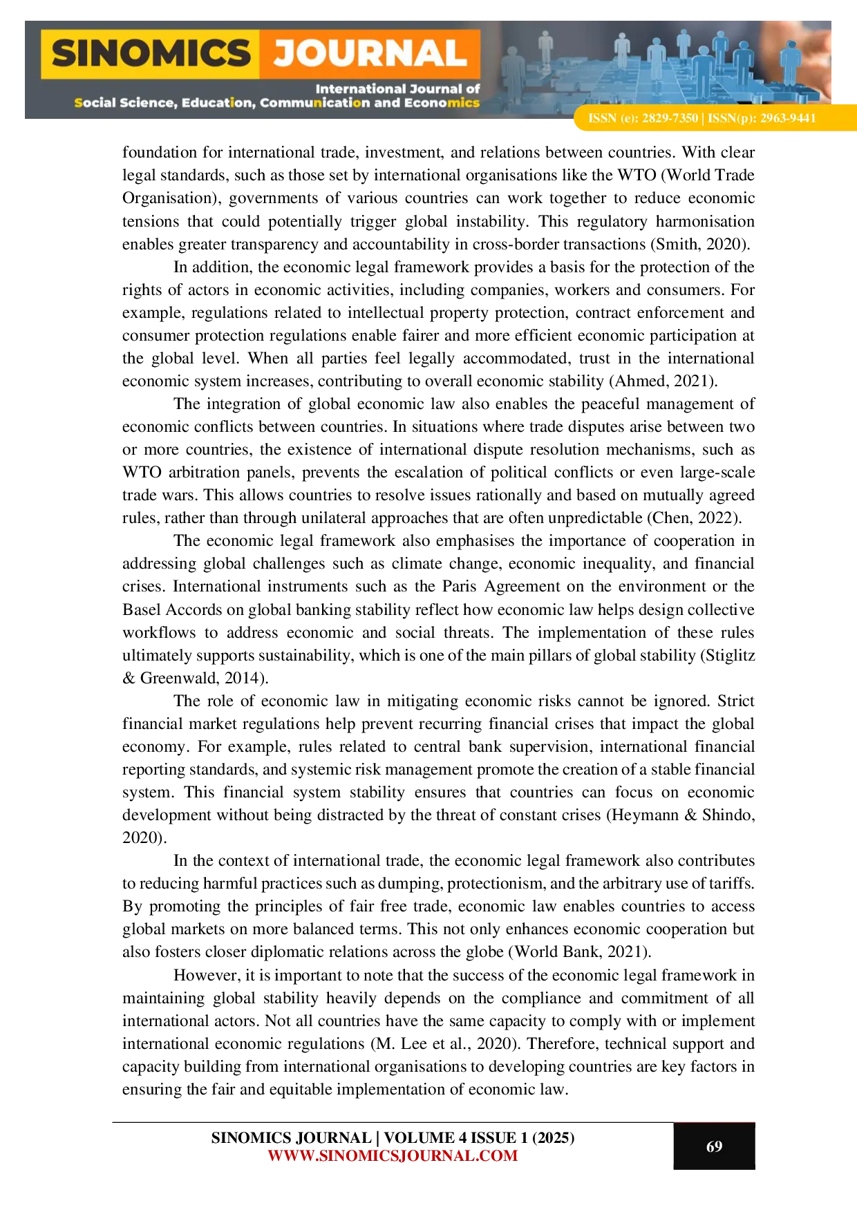 JURIS Reconstructing the Post Pandemic Economic Legal Framework Perspectives on Global Recovery and Stability