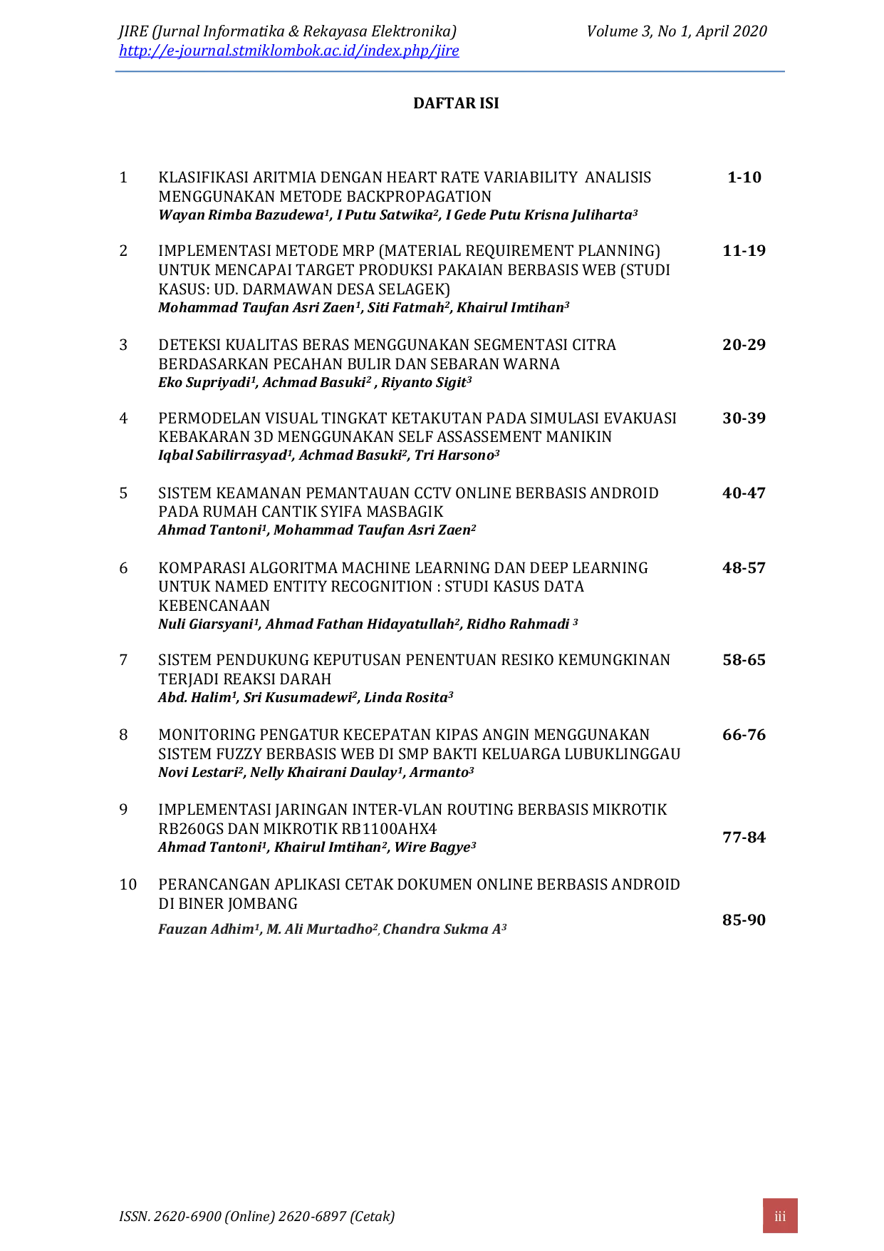 JURIS Deteksi Kualitas Beras Menggunakan Segmentasi Citra Berdasarkan Pecahan Bulir Dan Sebaran Warna