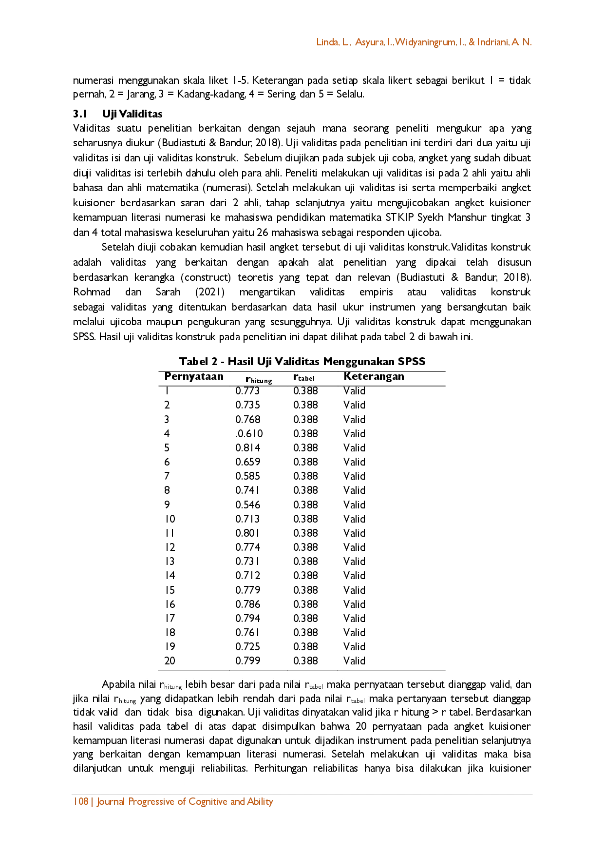 juris Perancangan Instrumen Literasi Numerasi Uji Coba Awal Pada Mahasiswa STKIP Syekh Manshur