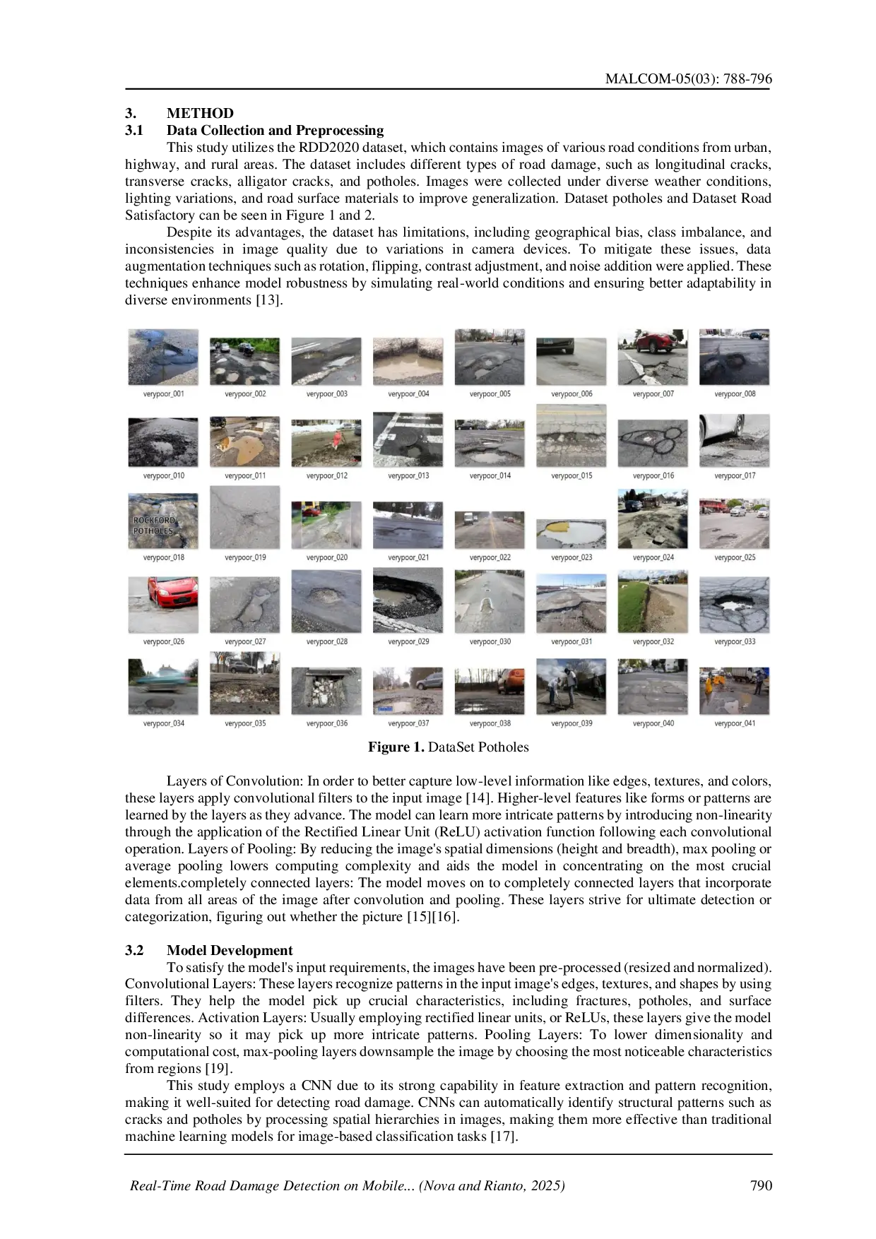 juris Real Time Road Damage Detection on Mobile Devices using TensorFlow Lite and Teachable Machine