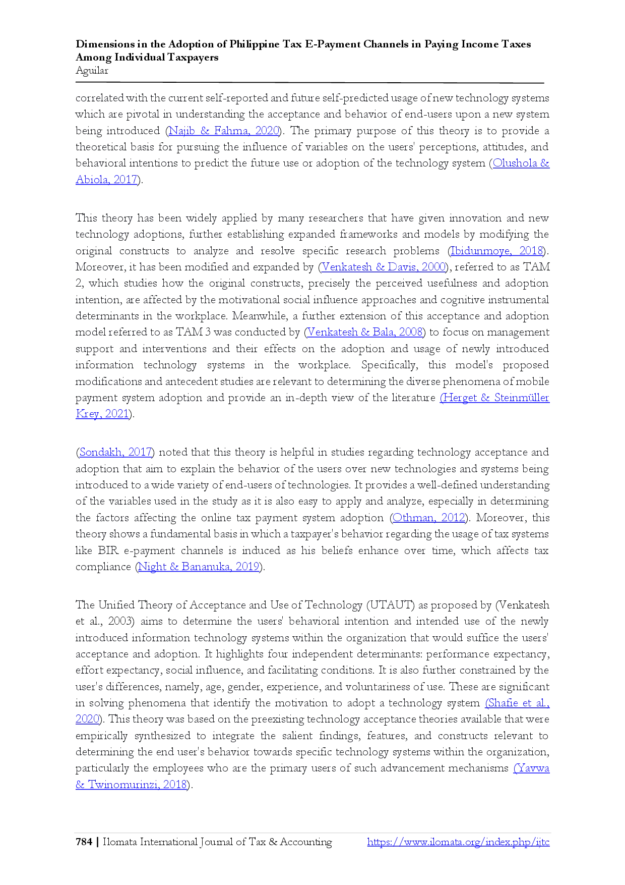 juris Dimensions in the Adoption of Philippine Tax E Payment Channels in Paying Income Taxes Among Individual Taxpayers