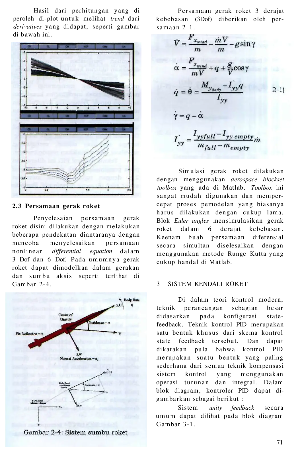 juris Sistem Kendali Roket Untuk Gerak Unpitching