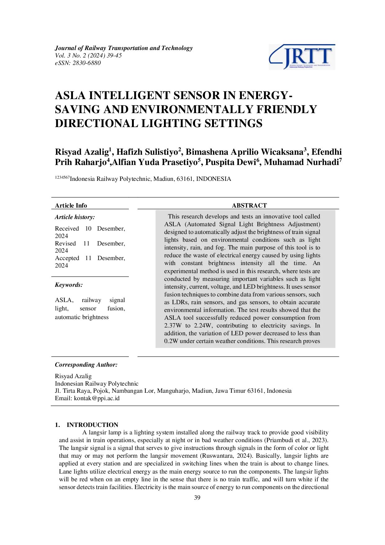 JURIS Asla Intelligent Sensor In Energy Saving And Environmentally Friendly Directional Lighting Settings