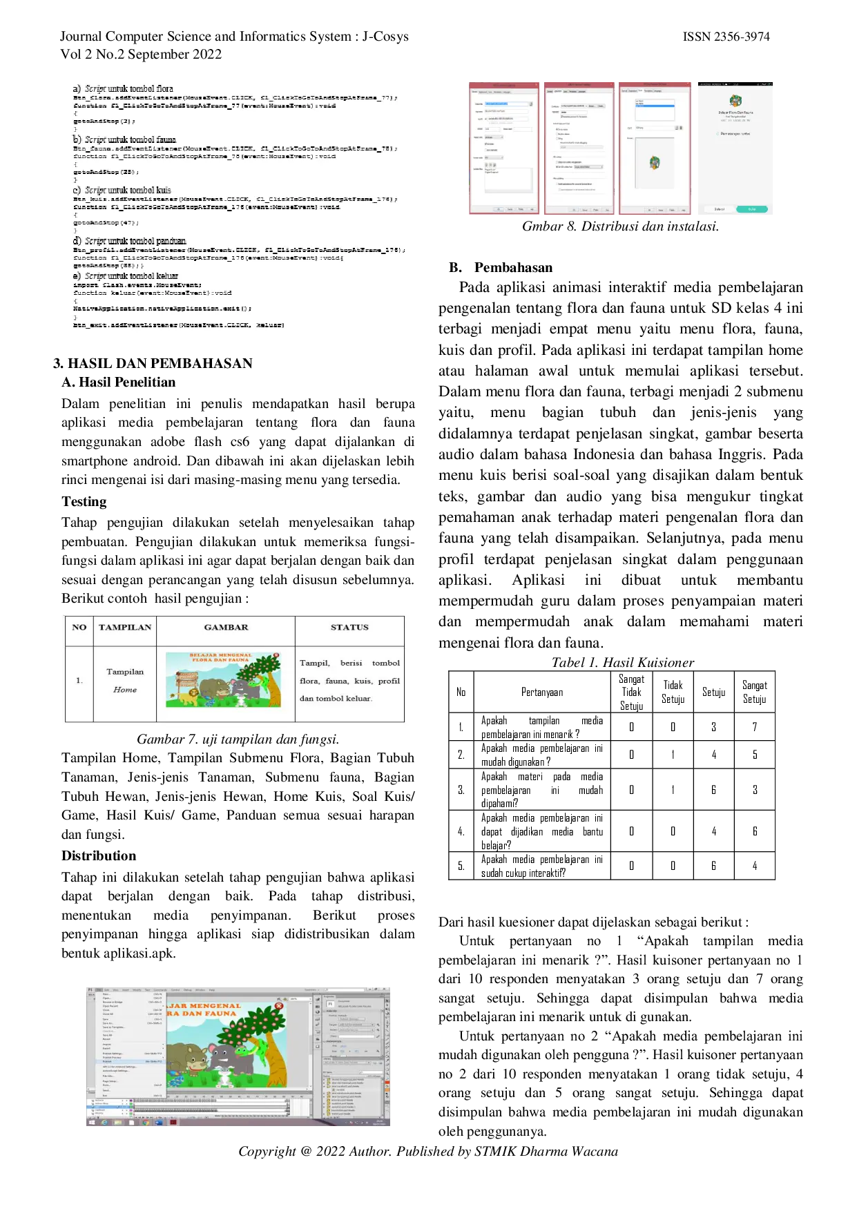 JURIS Animasi Pengenalan Flora Dan Fauna Untuk Anak Sd Berbasis Android
