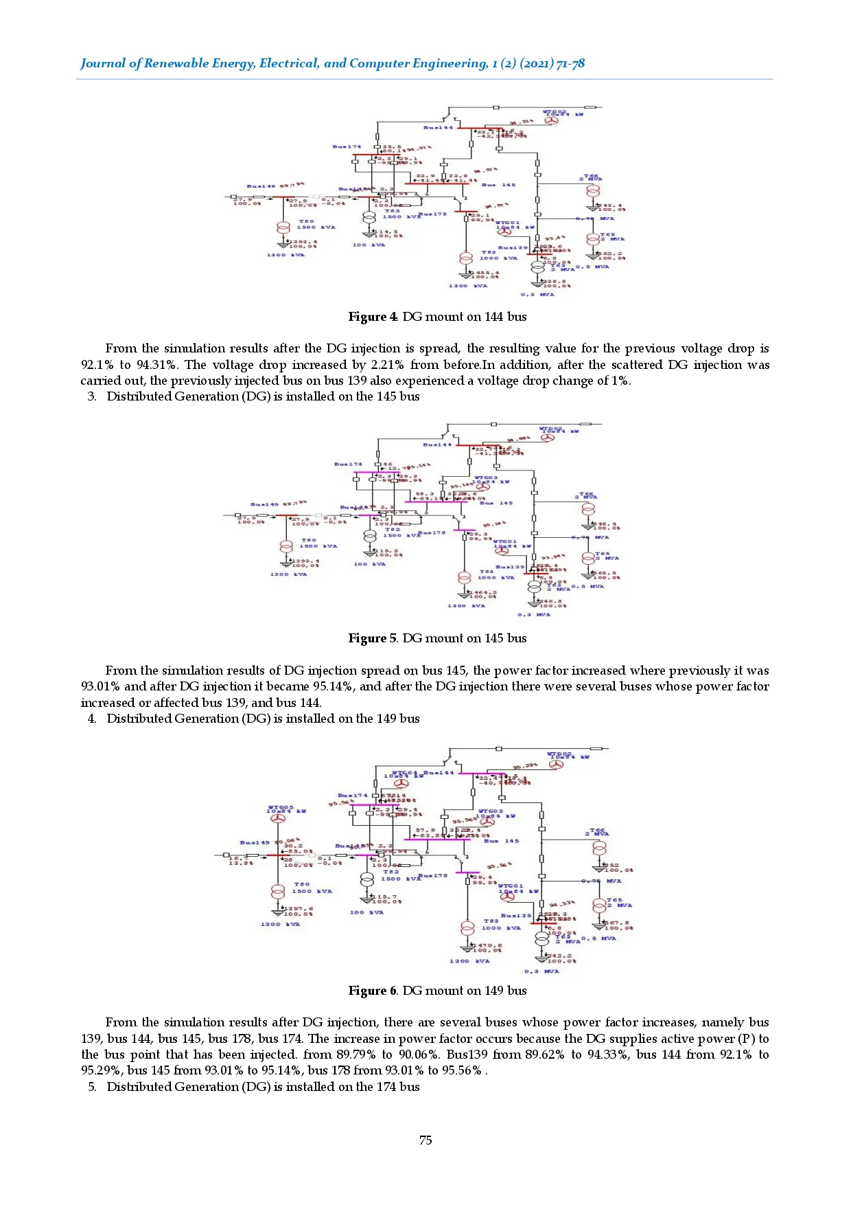 juris The Effect of Distributed Generator Injection with Different Numbers of Units on Power Quality in the Electric Power System