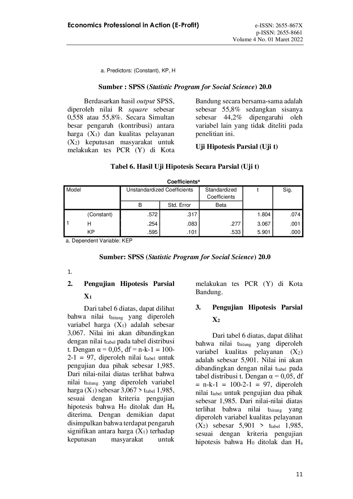 JURIS Pengaruh Harga Dan Kualitas Pelayanan Terhadap Keputusan Masyarakat Untuk Melakukan Tes PCR Di Kota Bandung