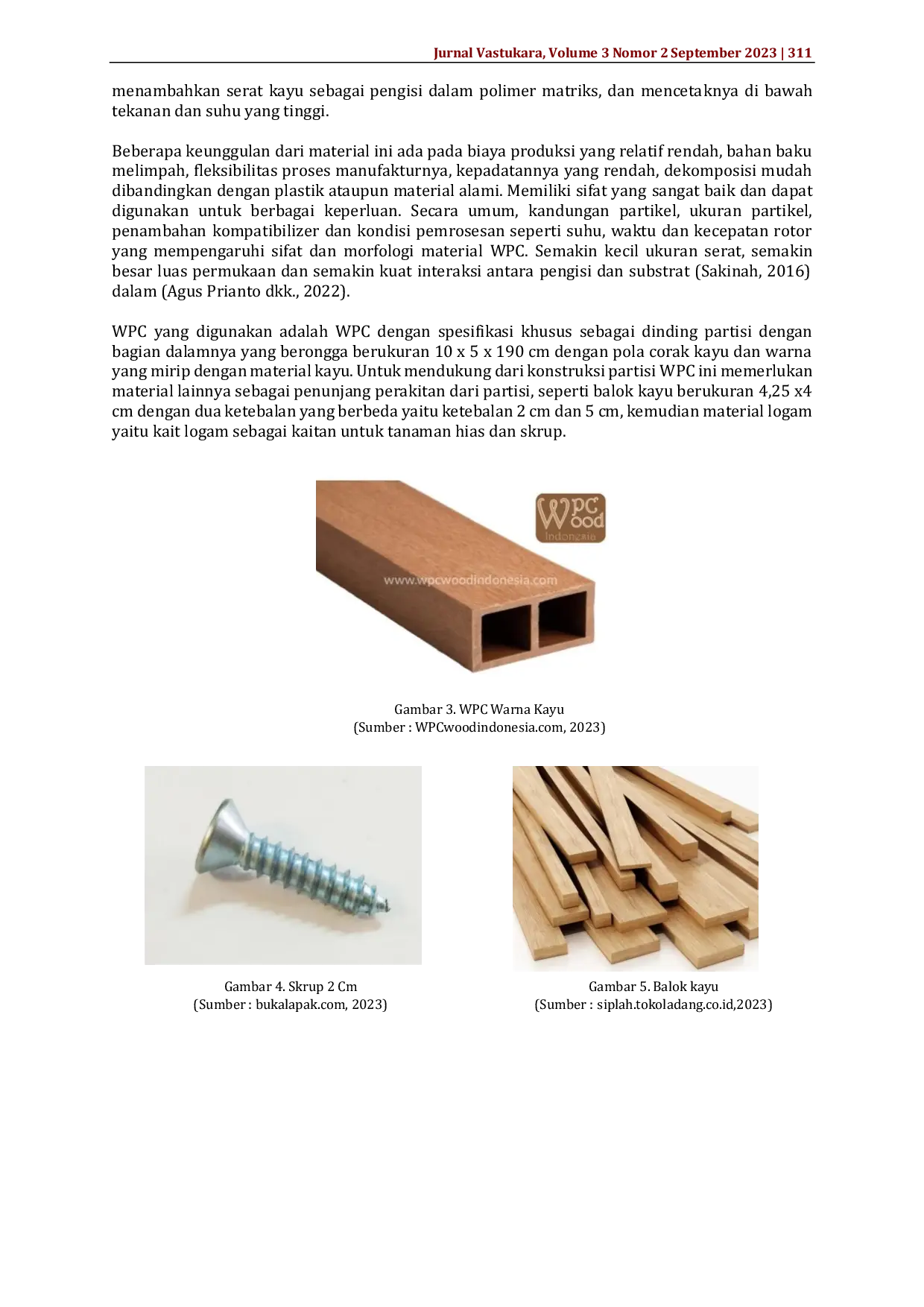 JURIS Konstruksi Partisi Berbahan Wpc Pada Interior Dapur Dengan Konsep Open Space