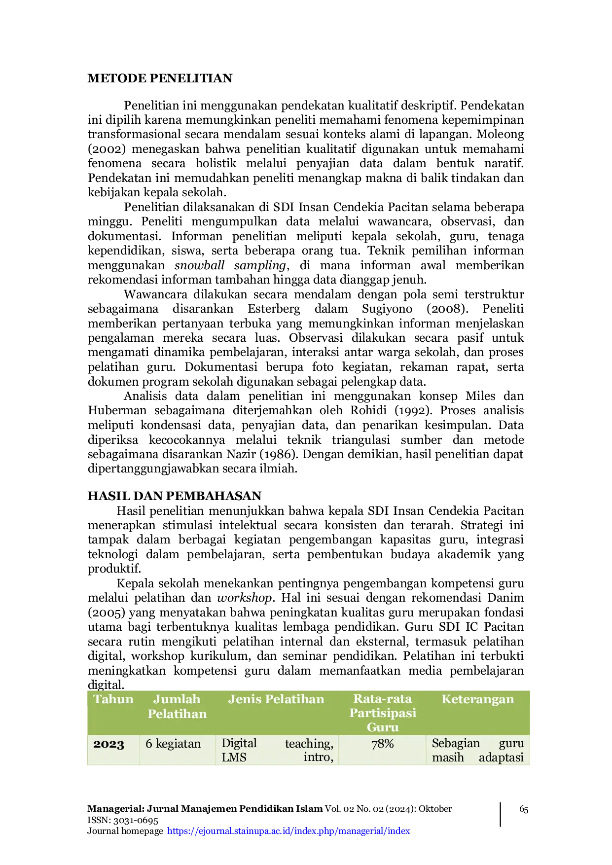 JURIS Kepemimpinan Transformasional dalam Era Digital Strategi Membangun Citra Lembaga Pendidikan Islam