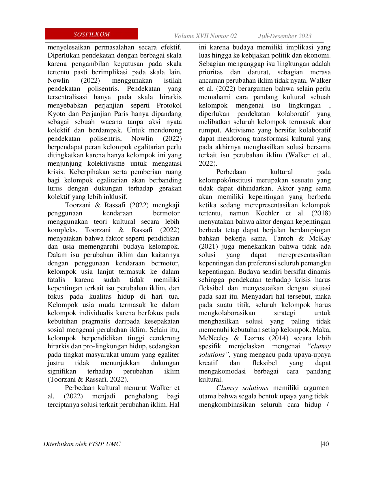 JURIS Kajian Teori Kultural Dalam Komunikasi Krisis Studi Kasus Polusi Udara Kawasan Jabodetabek