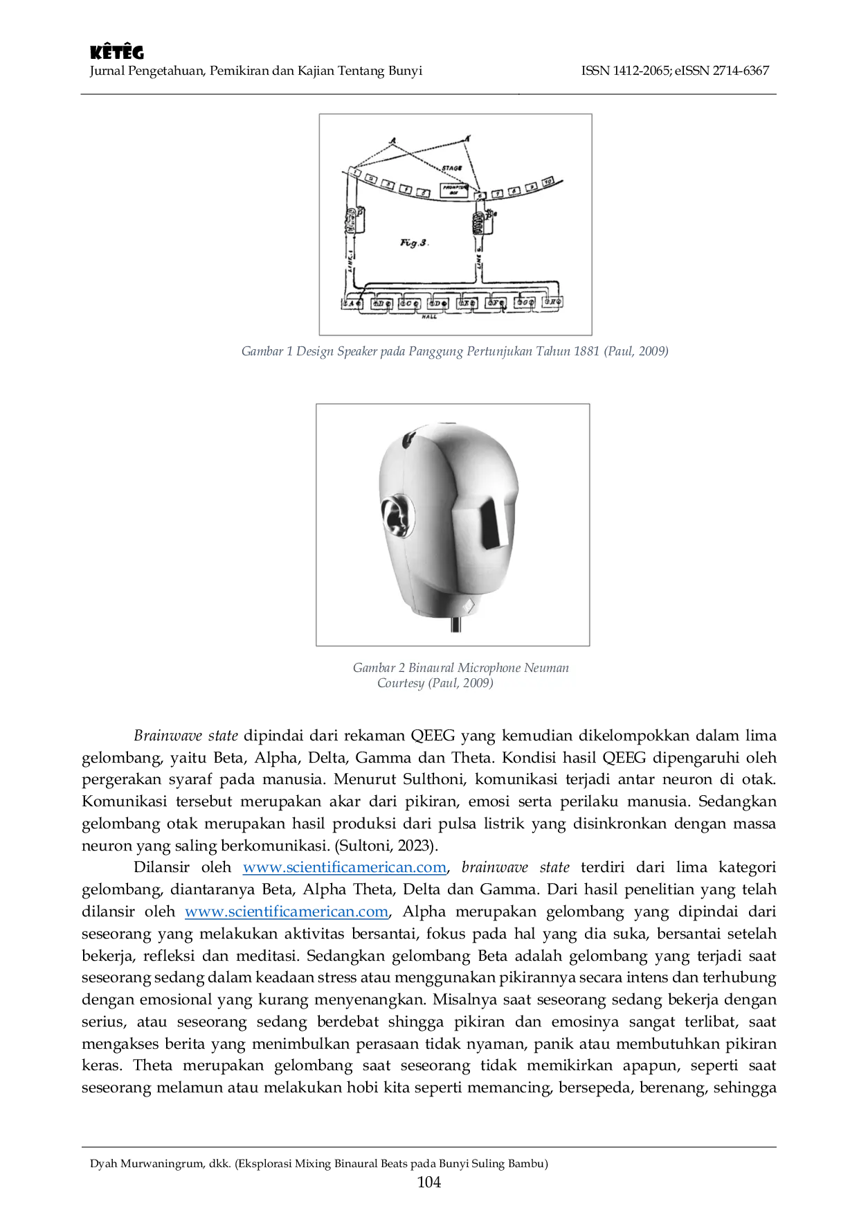 JURIS Eksplorasi Mixing Binaural Beats pada Bunyi Suling Bambu