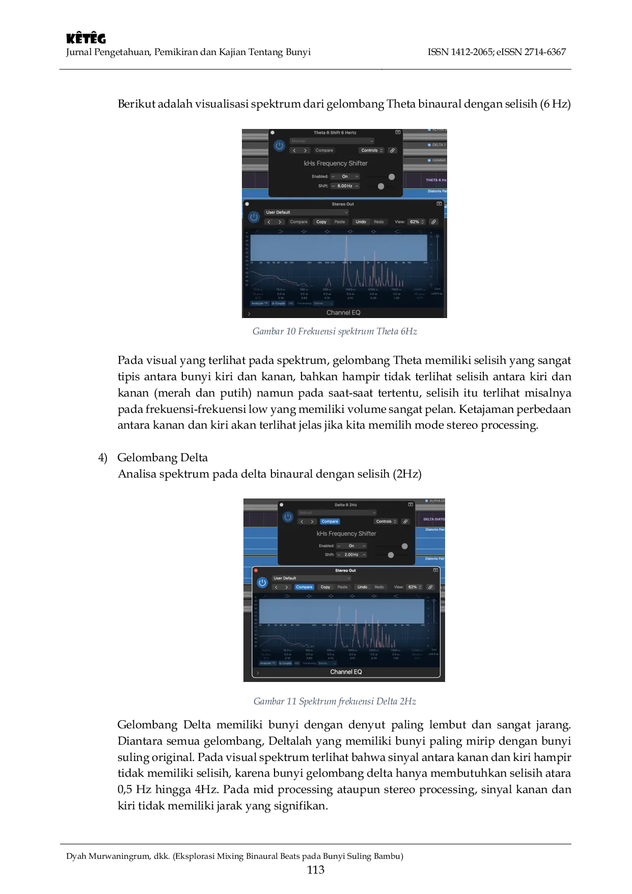 JURIS Eksplorasi Mixing Binaural Beats pada Bunyi Suling Bambu