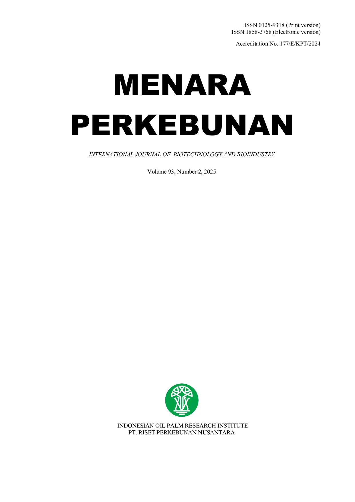 JURIS Characterization of Novel Acidic Lipase of Corynebacterium nuruki PM2 from Palm Oil Mill Effluent for Palm Oil Derivatisation