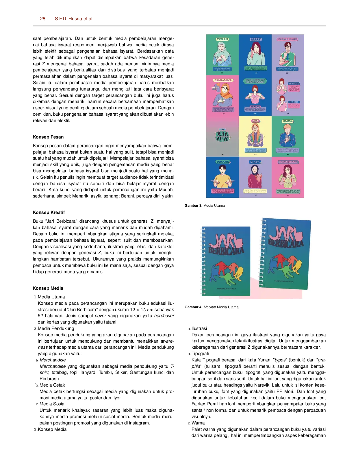 JURIS Perancangan Buku Jari Berbicara sebagai Pengenalan Bahasa Isyarat bagi Kalangan Generasi Z