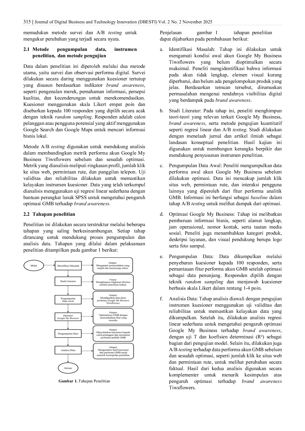 JURIS Optimalisasi Google My Business untuk Meningkatkan Brand Awareness Bisnis Dekorasi Tiwsflowers
