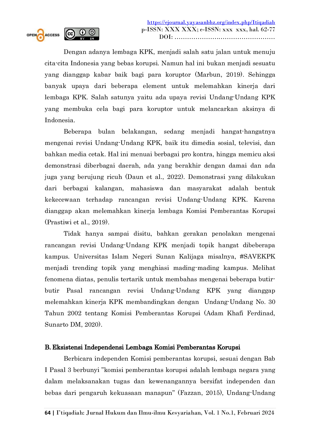 JURIS Dewan Perwakilan Rakyat Ketuk Palu Undang Undang Komisi Pemberantasan Korupsi Jadi Polemik