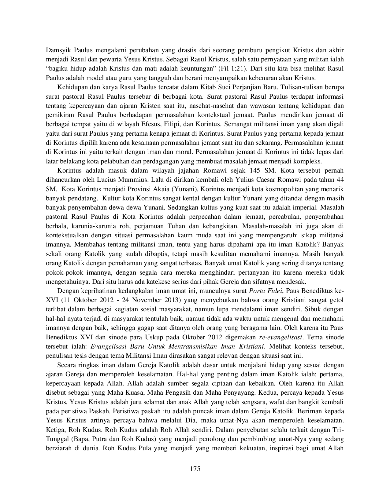 JURIS Menanamkan Sikap Militan Kepada Siswa siswi Kelas 11 SMA Negeri 1 Nanga Pinoh dengan Bercermin pada Militansi Iman Surat Paulus yang Pertama kepada Jemaat di Korintus