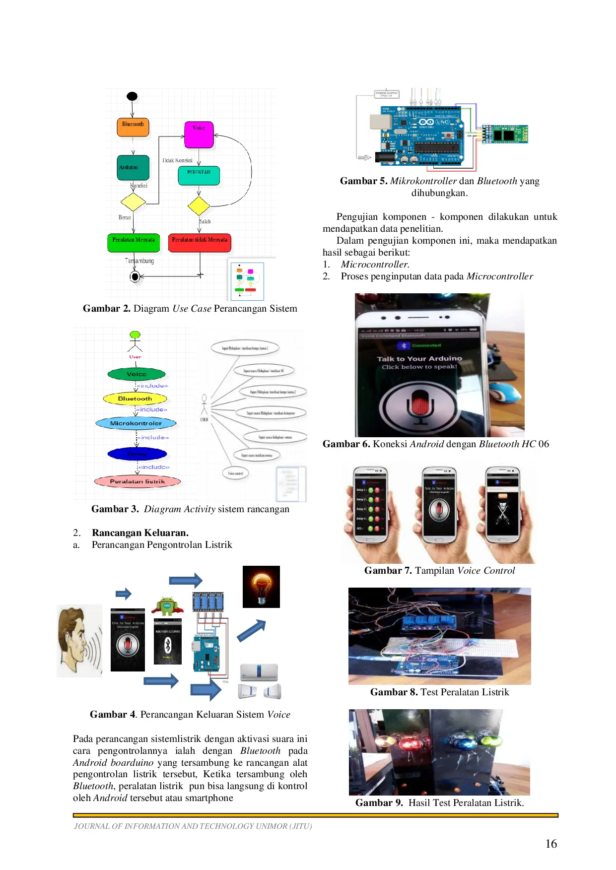 JURIS Perancangan Peralatan Listrik Dengan Voice Control Menggunakan Switch Relay Dan Arduino