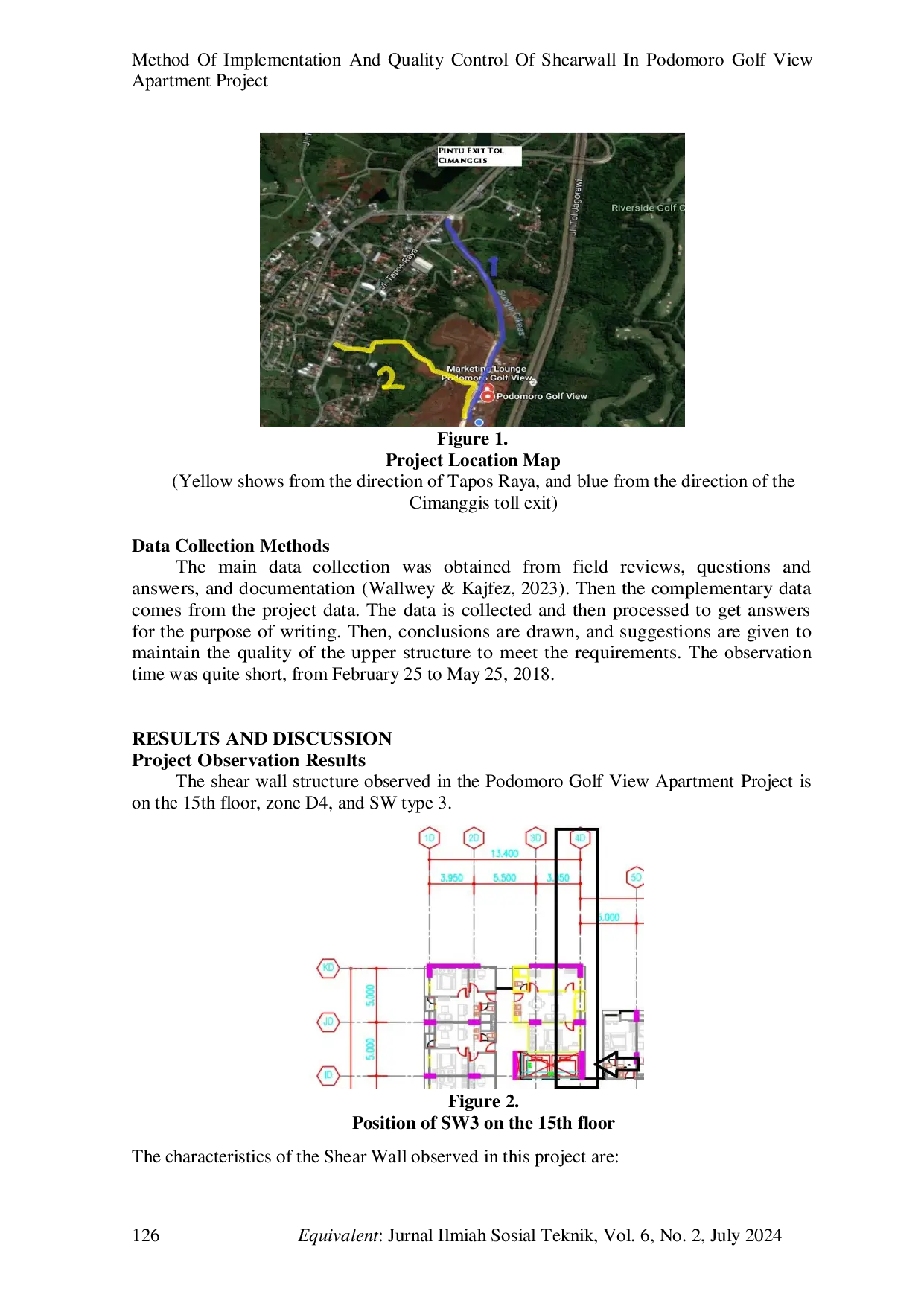 JURIS Method Of Implementation and Quality Control Of Shearwall In Podomoro Golf View Apartment Project