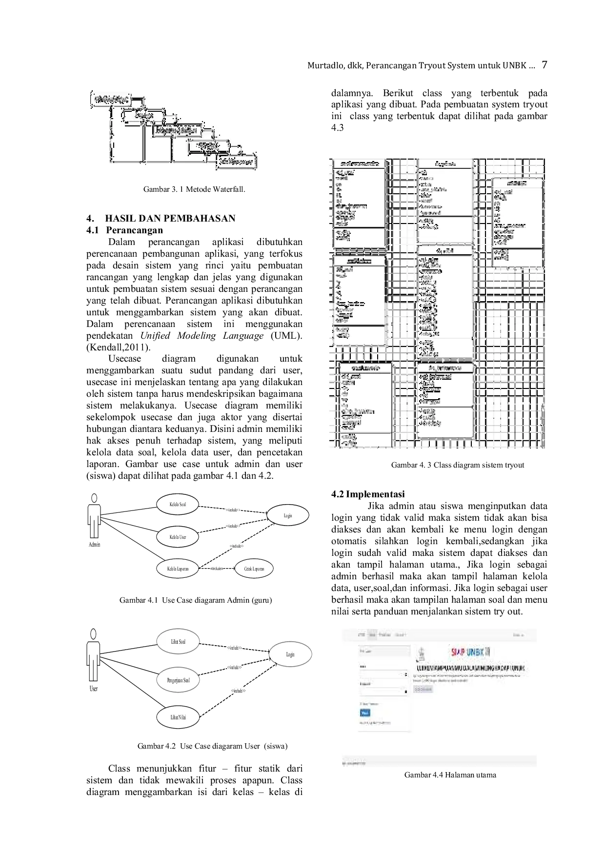 JURIS Perancangan Tryout System UNBK untuk SMP Berbasis Web