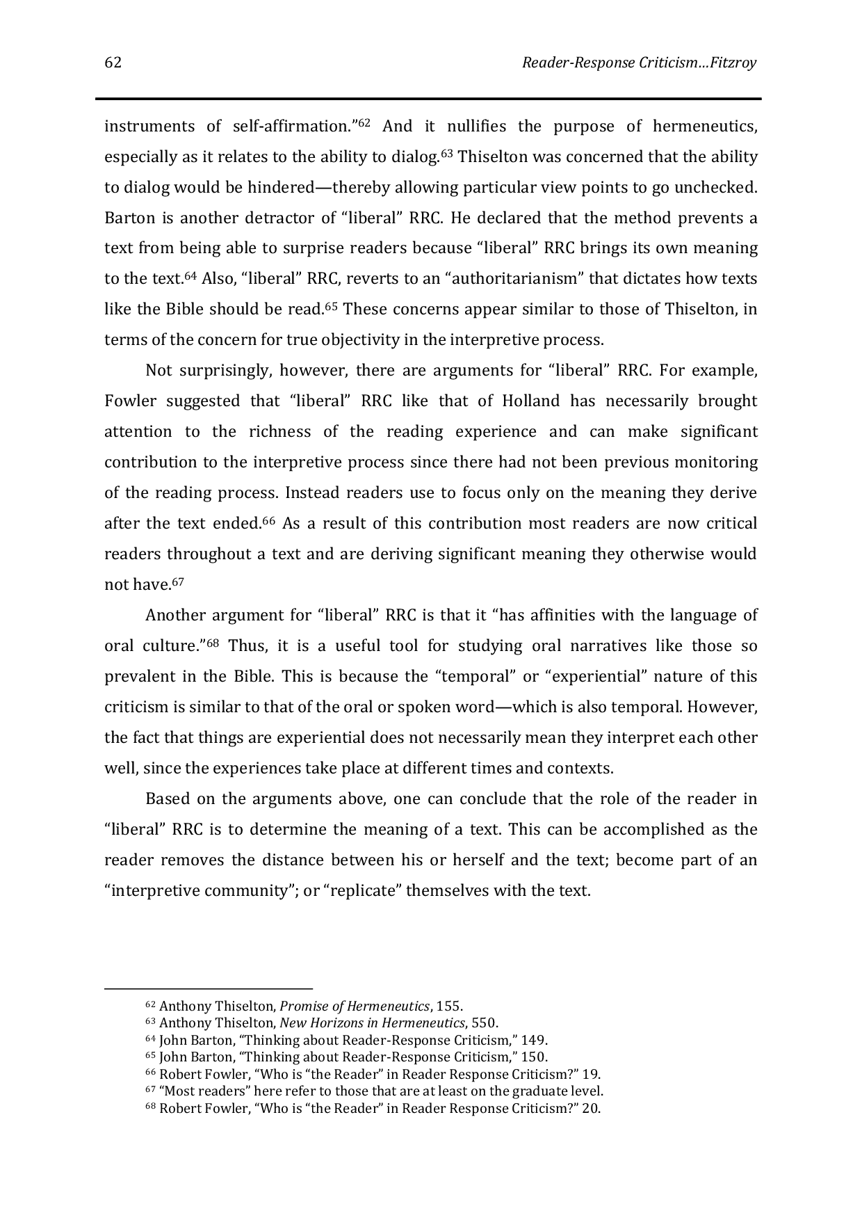 JURIS Reader Response Criticism The Role of the Author Text and Reader in Interpretation