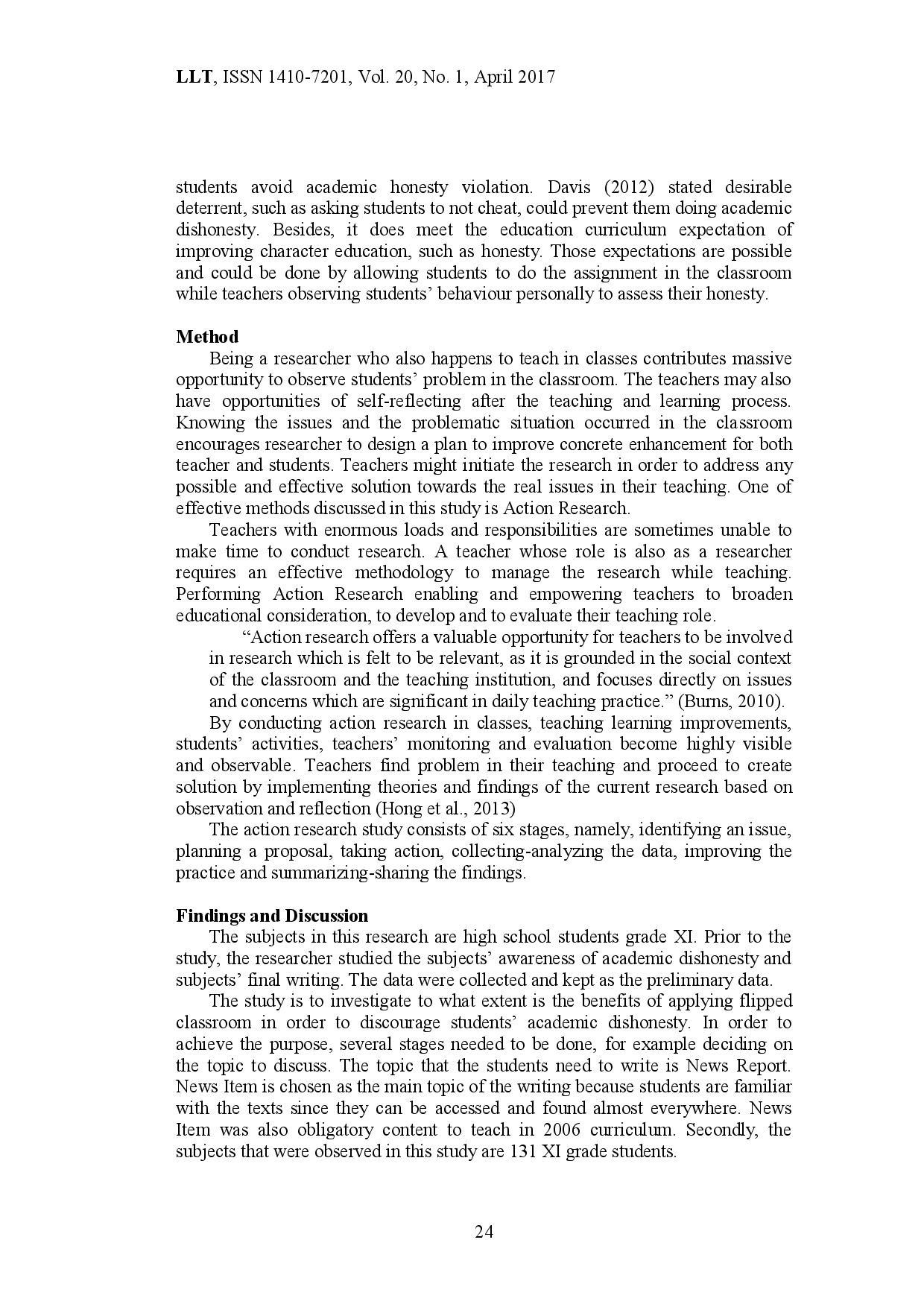 juris Discouraging Students Academic Dishonesty in Flipped Classroom