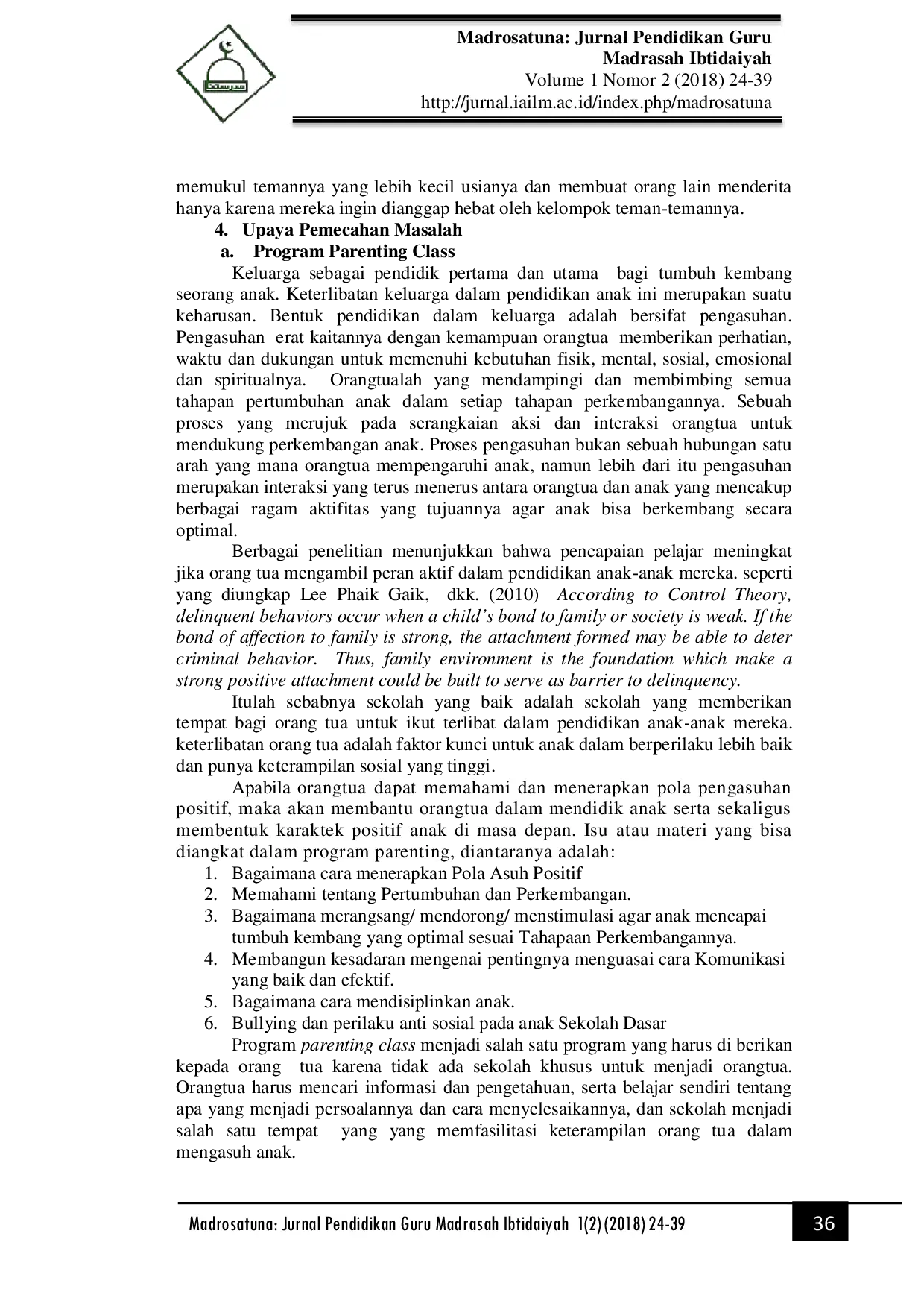 JURIS Perilaku Anti Sosial Pada Anak Sekolah Dasar Dan Upaya Pemecahannya