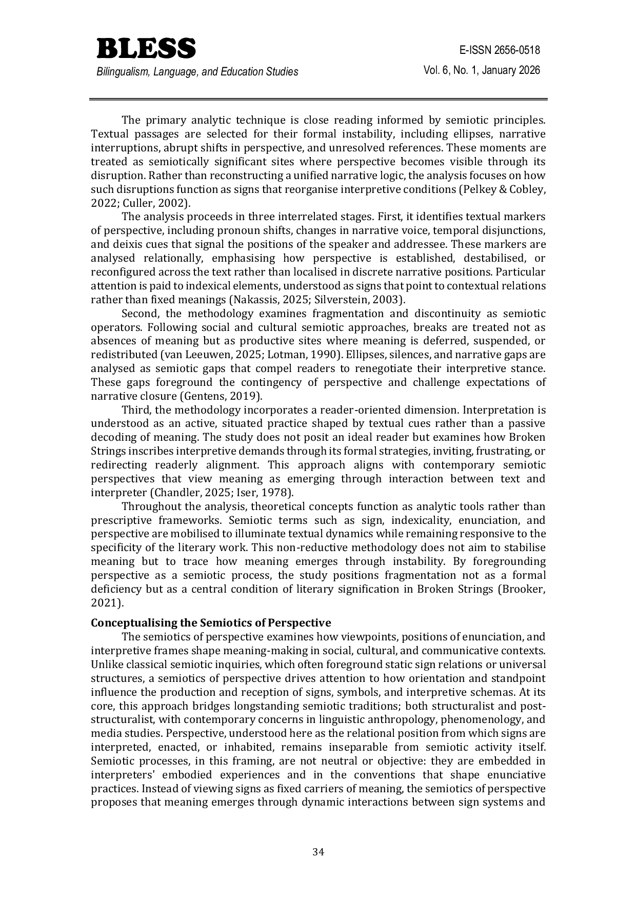 JURIS Fractured Viewpoints A Semiotics of Perspective in Aur lie Moeremans s Broken Strings