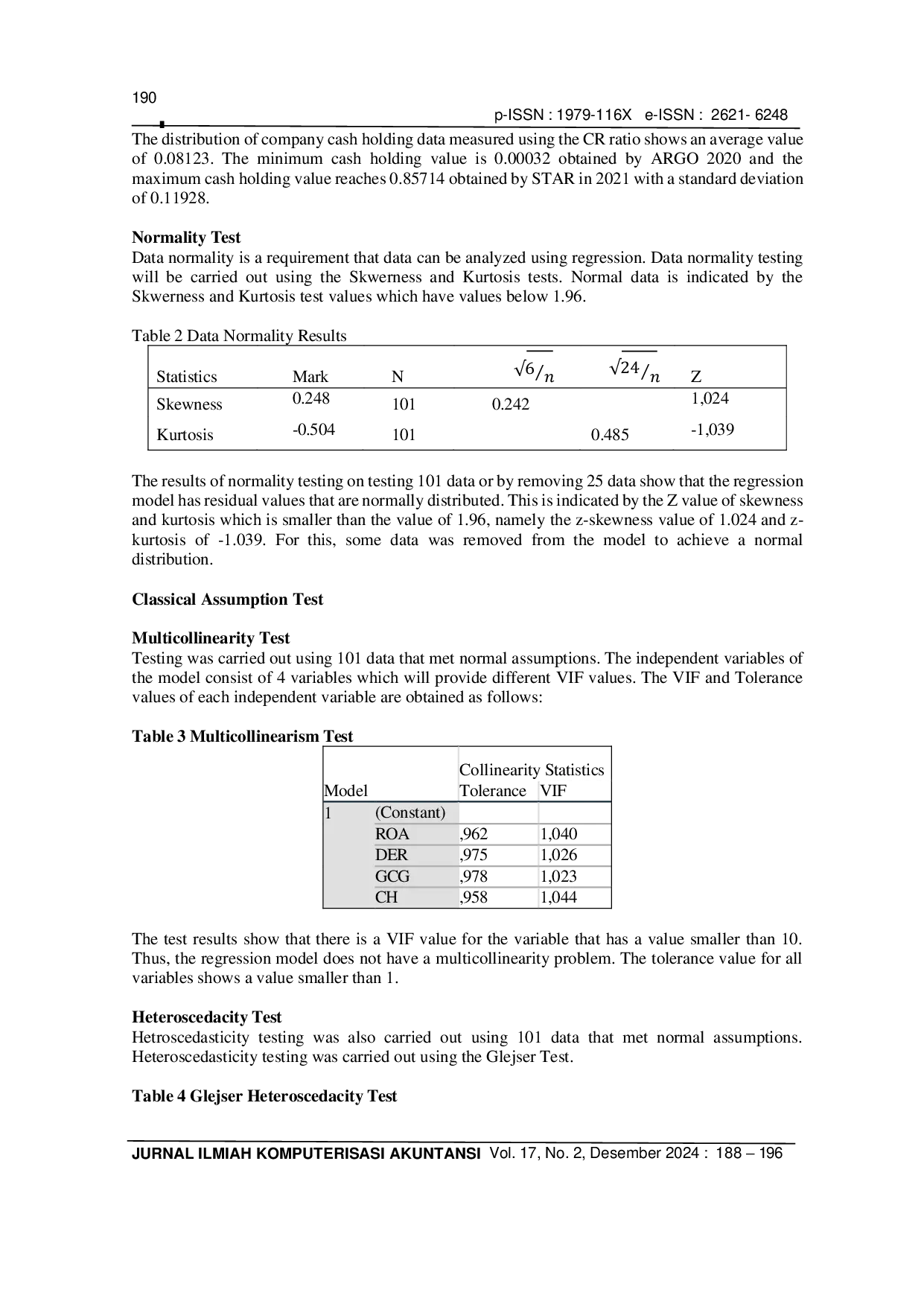 JURIS Pengaruh Pengungkapan Sustainability Report Terhadap Nilai Perusahaan Dengan Profitabilitas Sebagai Variabel Moderating Studi Empiris pada Perusahaan Pertambangan Yang Terdaftar di Bursa Efek Indones