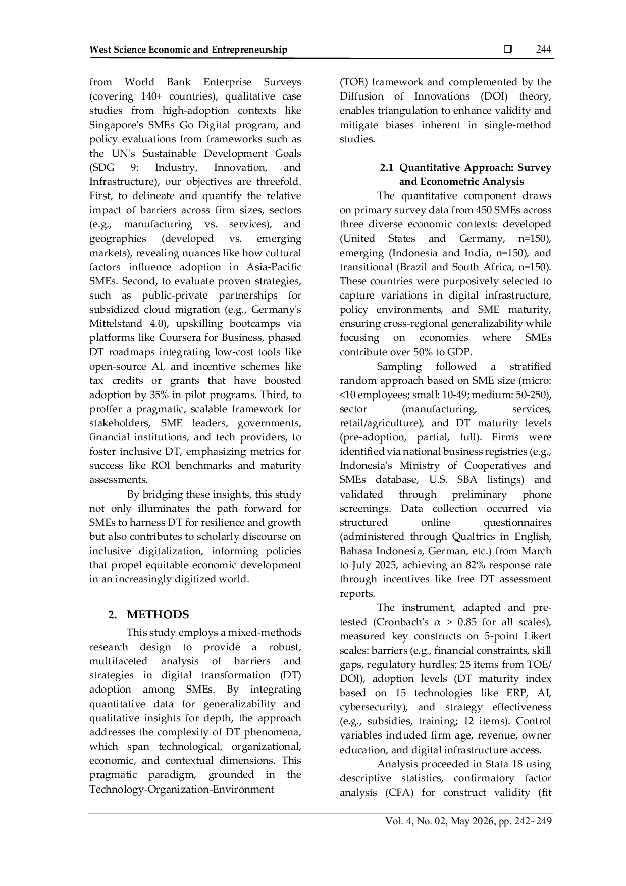 JURIS Barriers and Strategies in Digital Transformation Adoption Among Small and Medium Enterprises SMEs