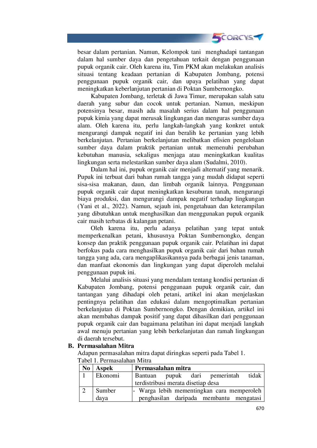 JURIS Mengoptimalkan Pertanian Berkelanjutan Pelatihan Pupuk Organik Cair Dari Bahan Rumah Tangga Bagi Kelompok Tani Sumbernongko Jombang