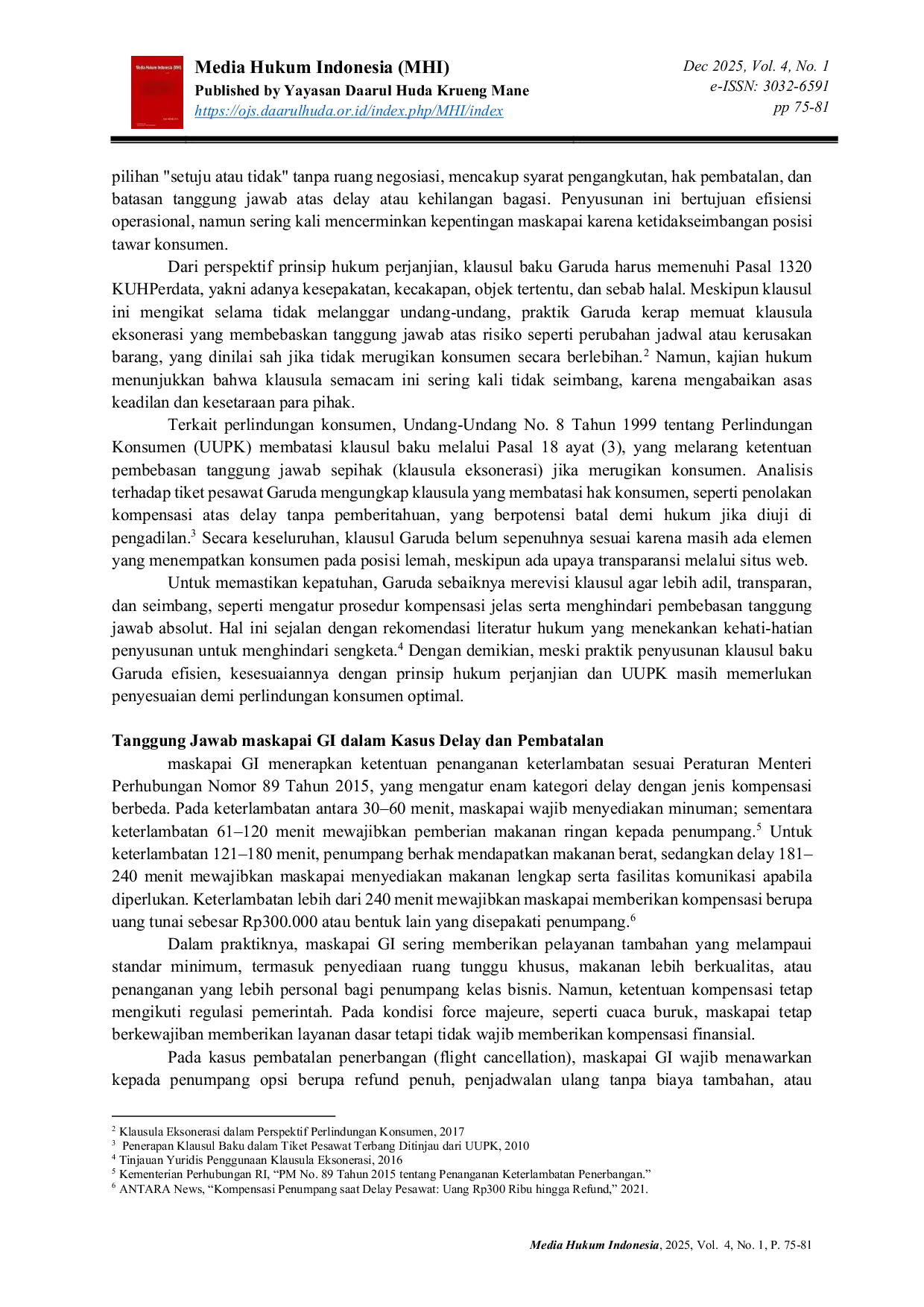 JURIS Evaluating the Legality of GI Airline Standard Terms Through Contract Anatomy and Consumer Protection Frameworks