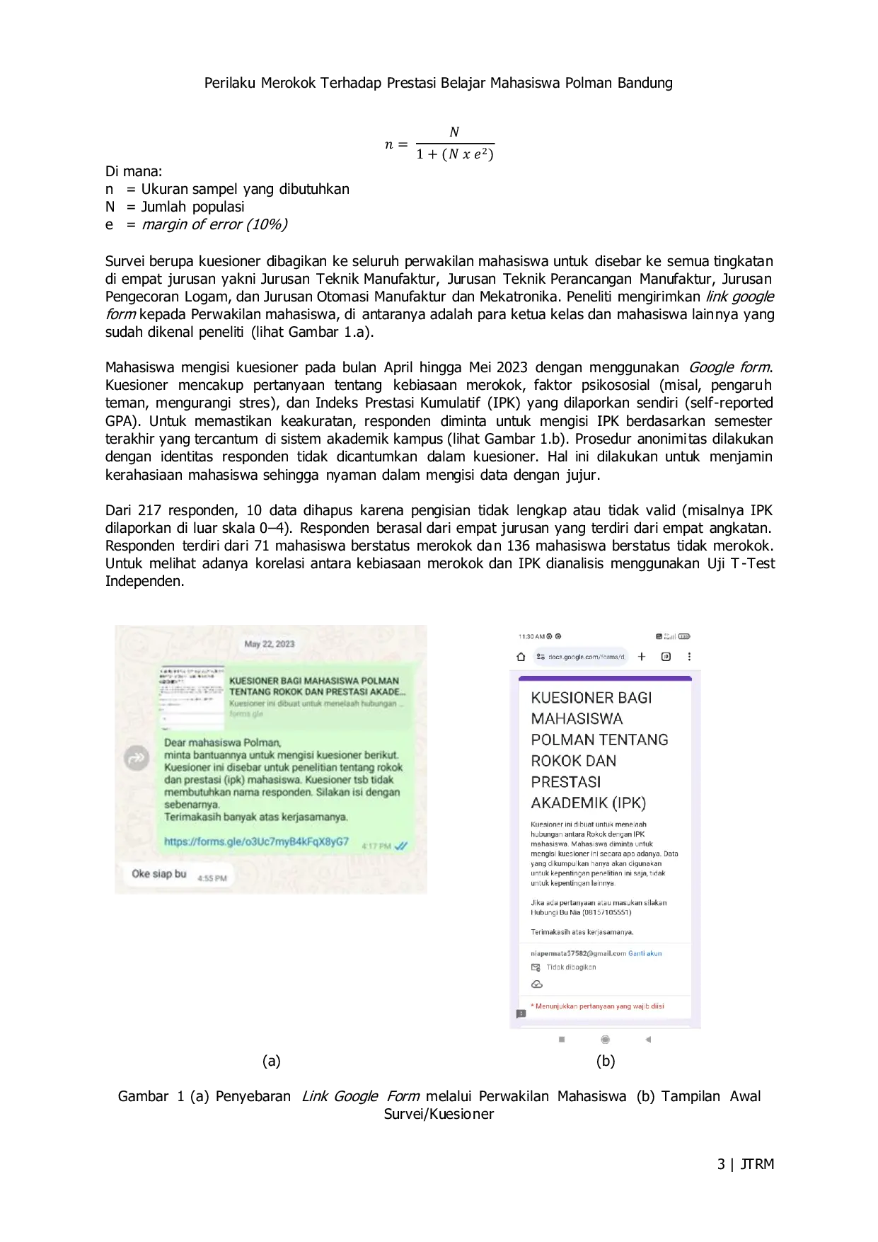 JURIS Perilaku Merokok Terhadap Prestasi Belajar Mahasiswa Polman Bandung