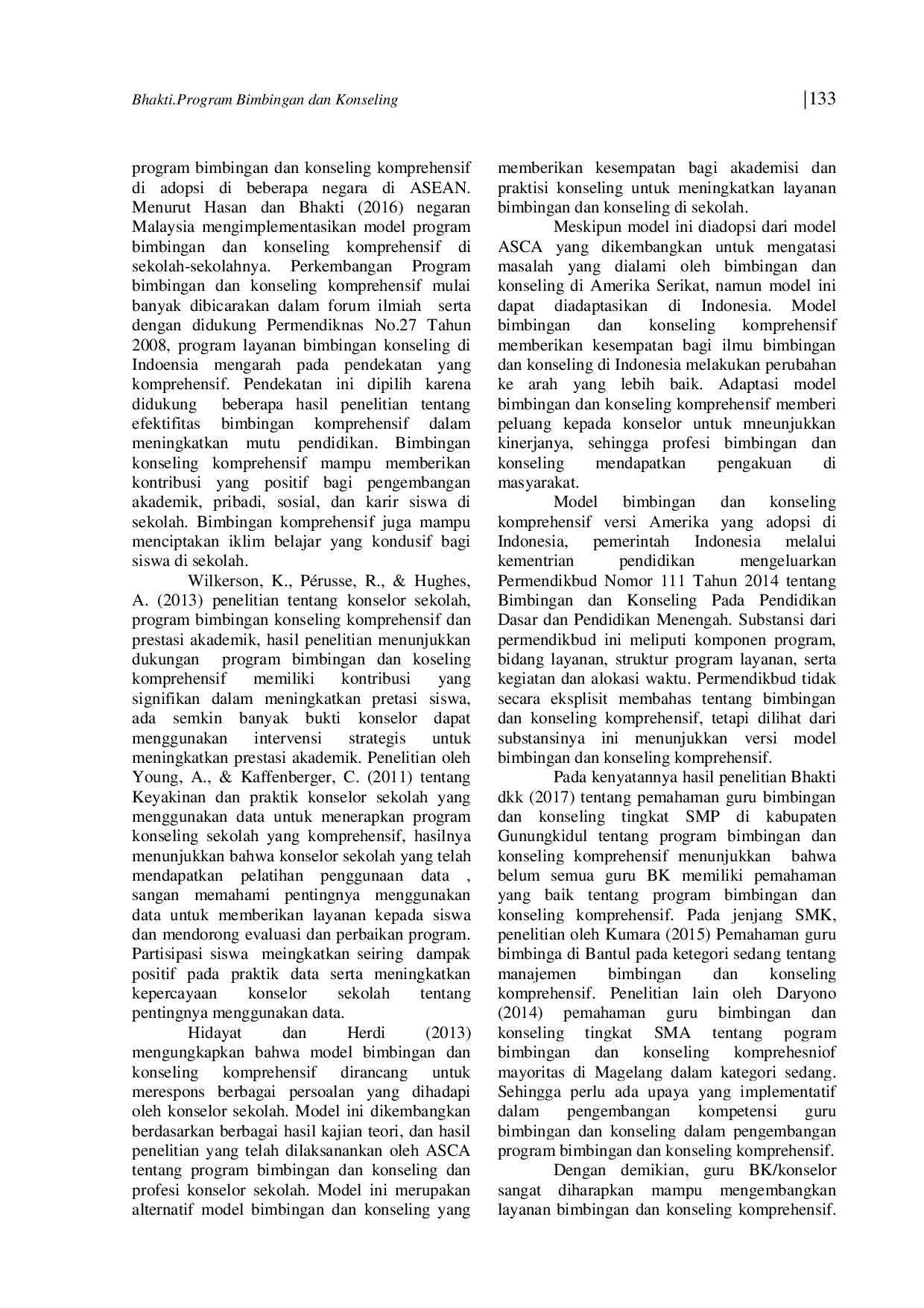 JURIS Program Bimbingan Dan Konseling Komprehensif Untuk Mengembangkan Standar Kompetensi Siswa