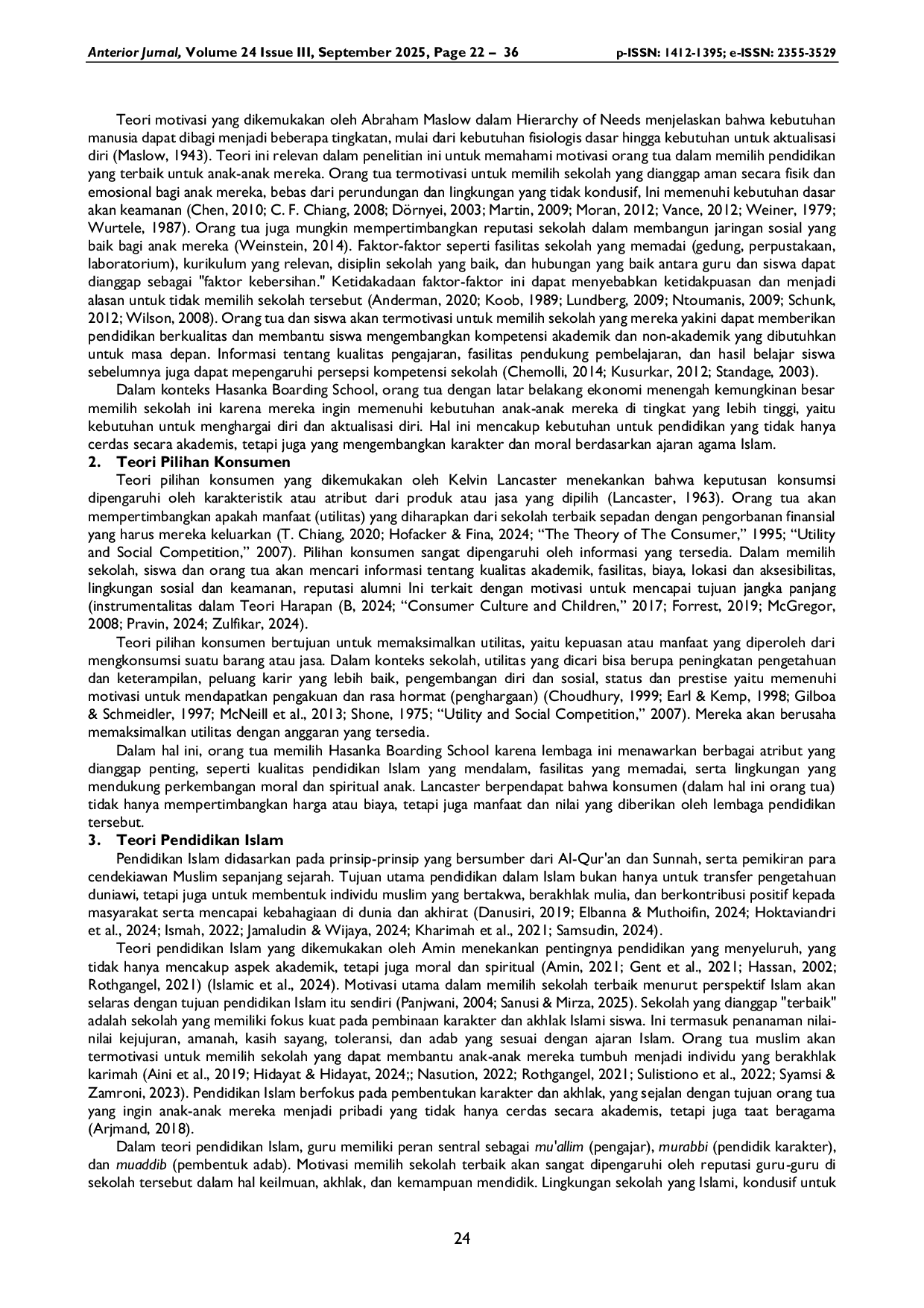 JURIS Motivasi Orang Tua dalam Memilih Hasanka Boarding School Palangka Raya Studi Kasus Lembaga Pendidikan Islam untuk Muslim Ekonomi Menengah