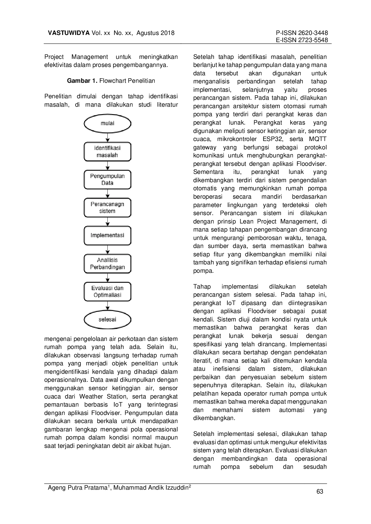 juris Penerapan Lean Project Management Dalam Pengembangan Sistem Automasi Rumah Pompa