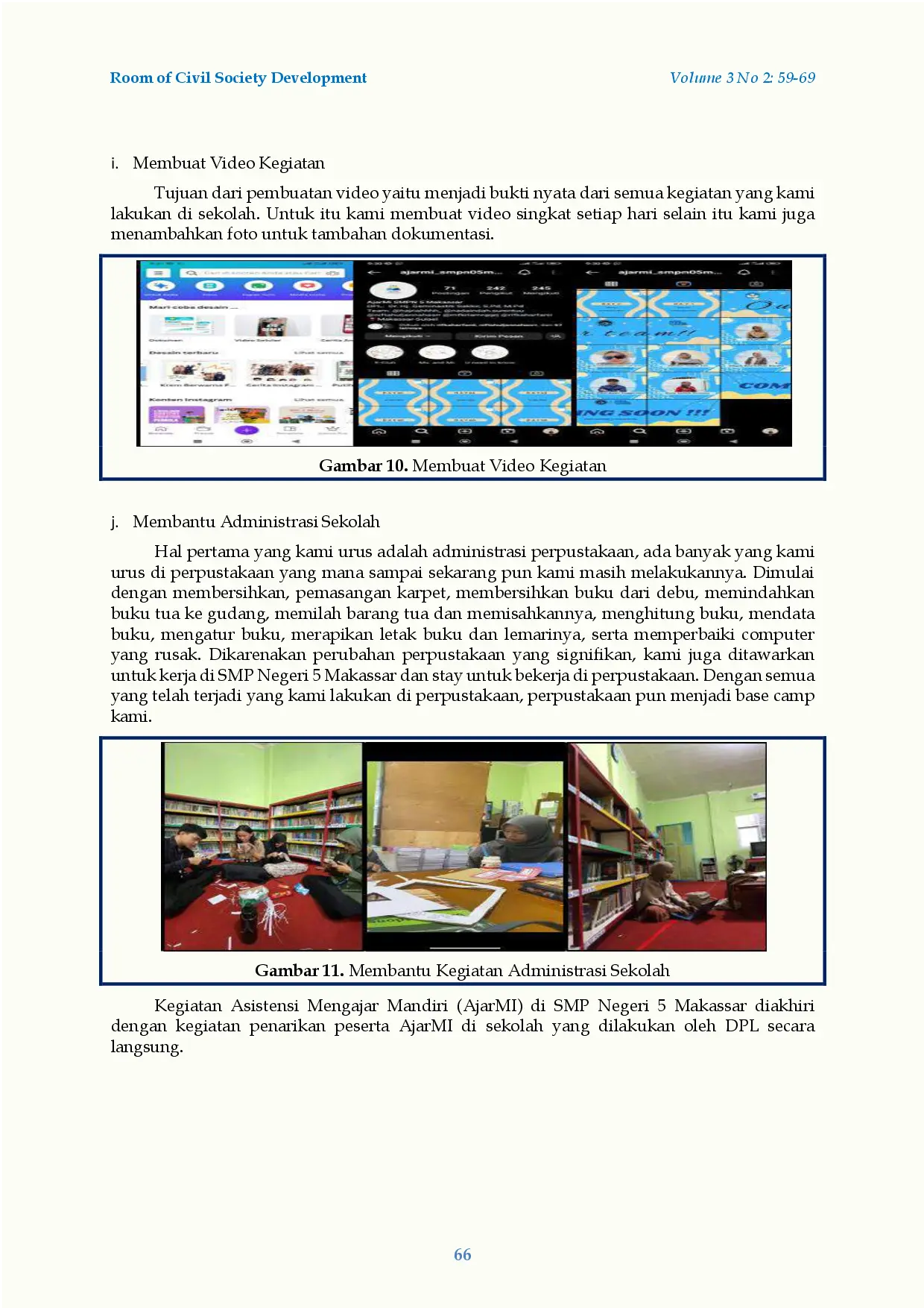 juris Pendampingan Mahasiswa Asistensi Mengajar Mandiri AjarMI Sebagai Kegiatan MBKM Mandiri di SMP Negeri 5 Makassar