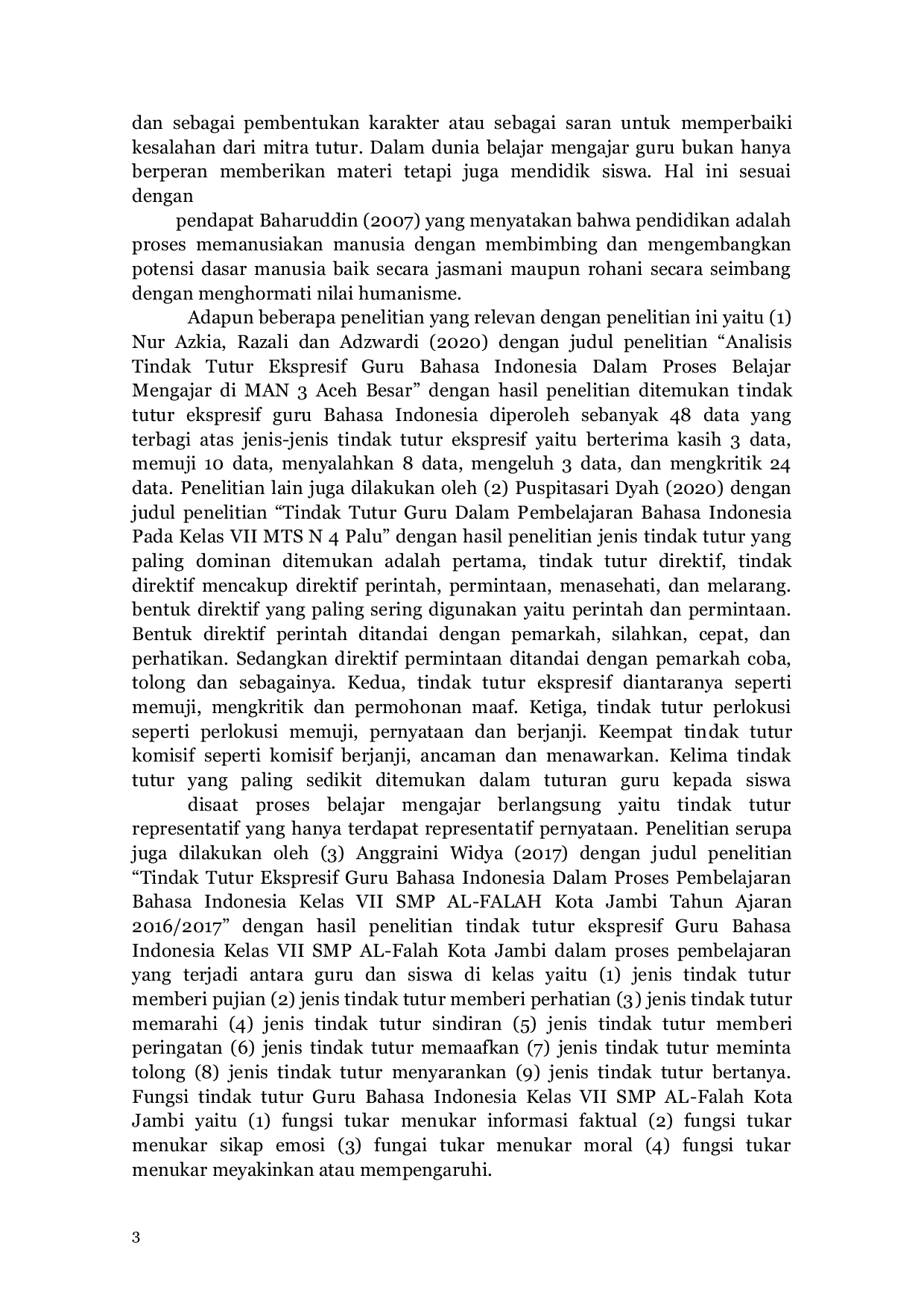 JURIS Tindak Tutur Ekspresif Dalam Pembelajaran Bahasa Kelas X Sma N 1 Muaro Jambi