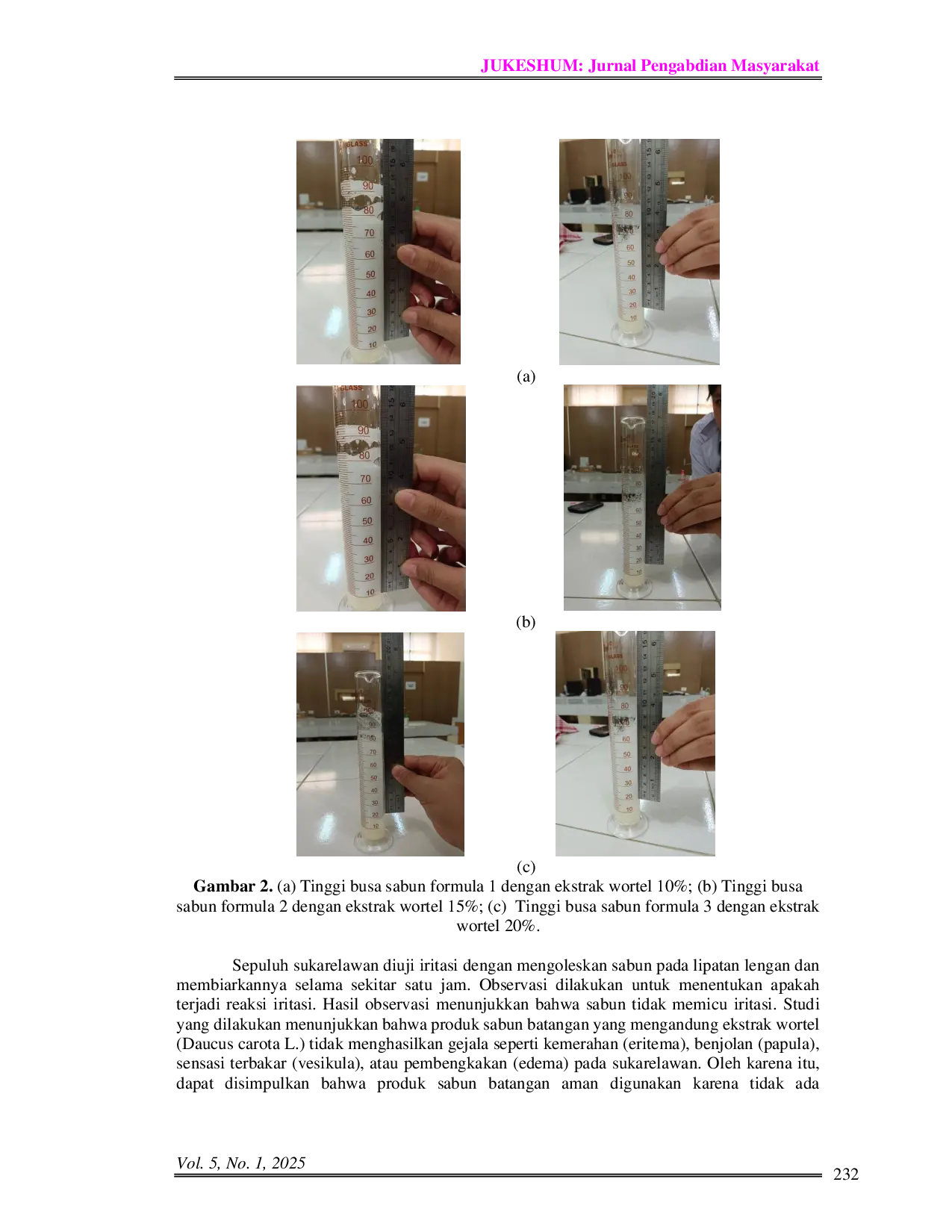 JURIS Education About Medicine and Utilization Of Carrot Daucus carota L Agricultural Residuals as Skin Moisturizing Soap in Rumah Berastagi Village Karo District Edukasi Tentang Obat dan Pemanfaatan S