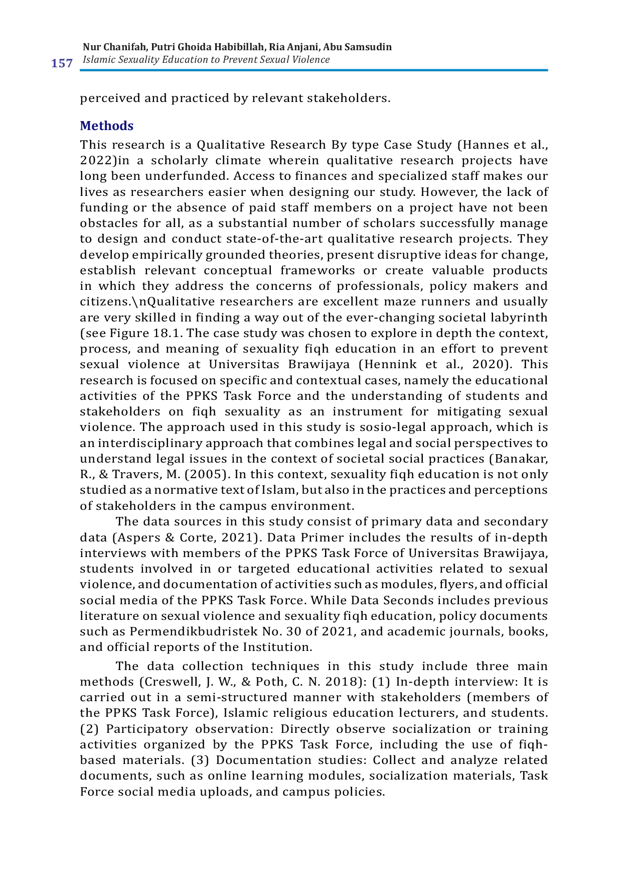 JURIS Islamic Sexuality Education to Prevent Sexual Violence in Higher Education