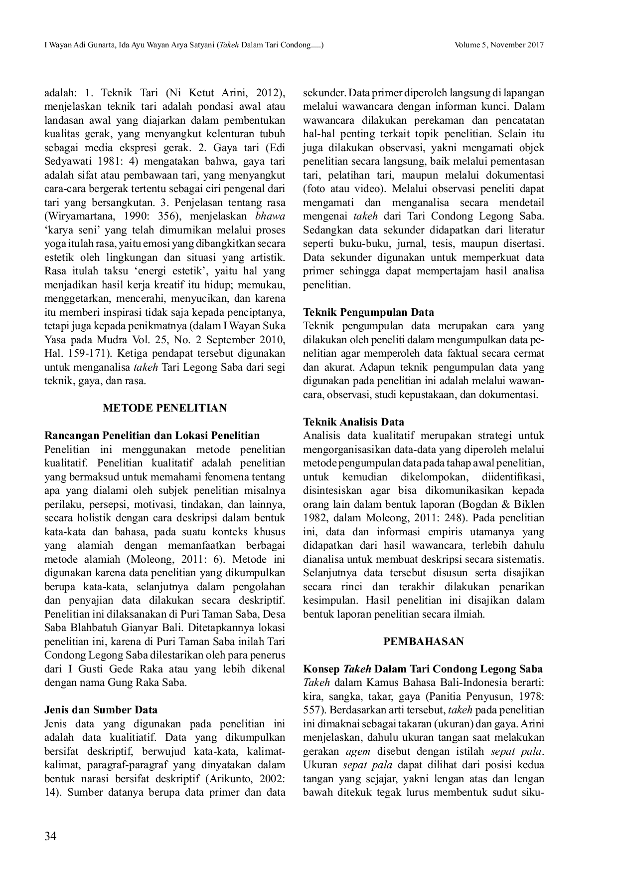 JURIS Takeh Dalam Tari Condong Legong Saba Teknik Gaya Dan Rasa