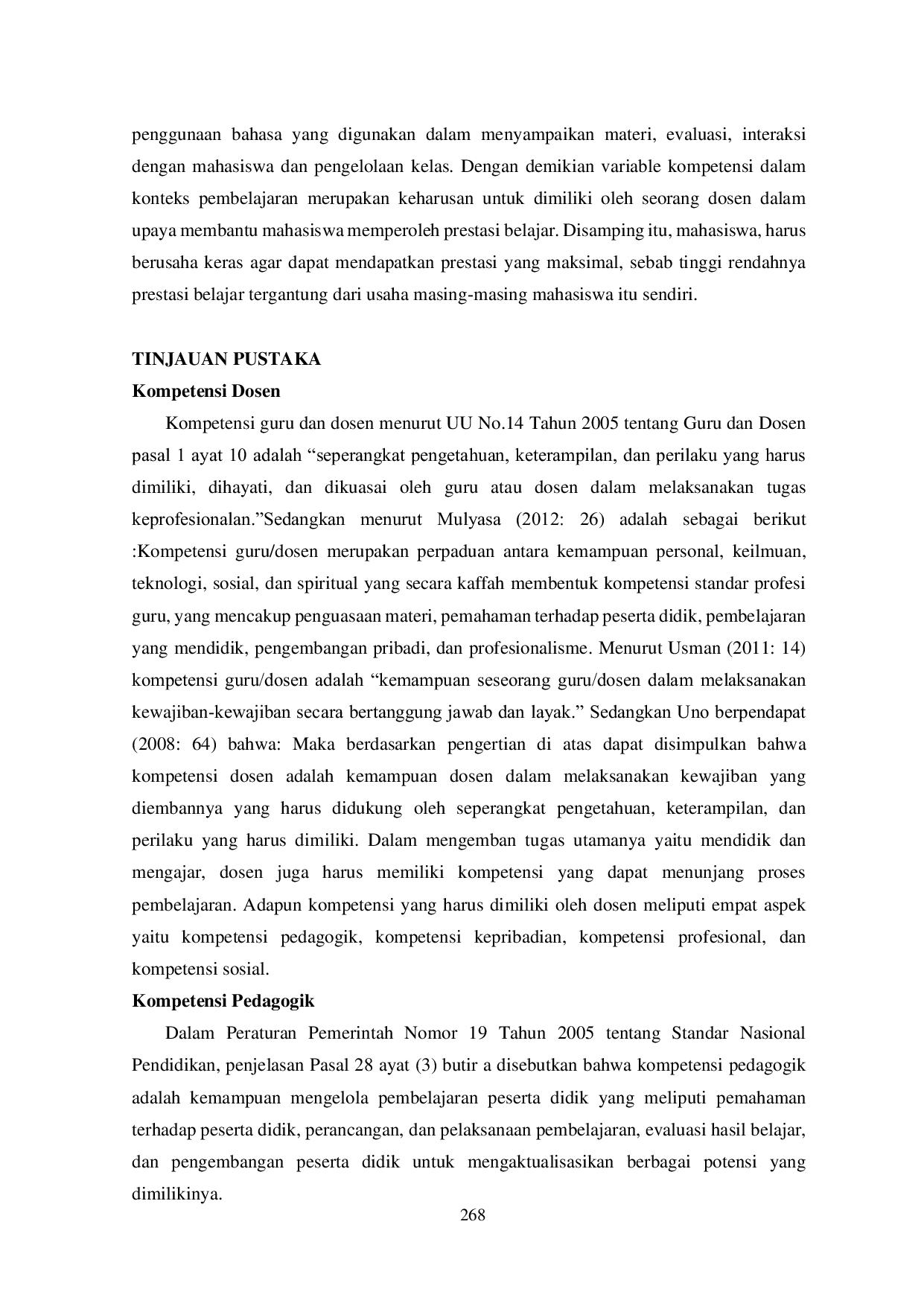 JURIS Pengaruh Kompetensi Dosen dan Motivasi Belajar Terhadap Prestasi Belajar Mahasiswa Politeknik PGRI Banten