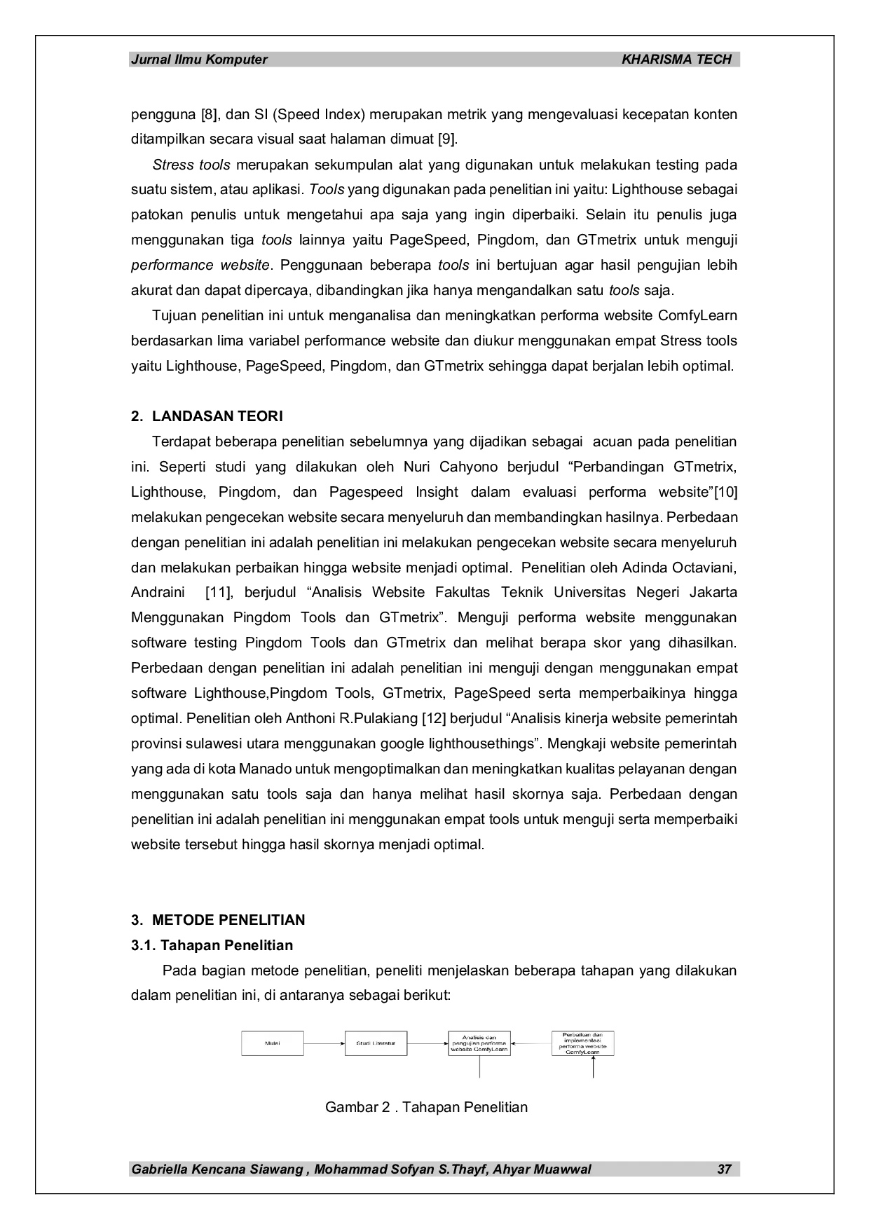 JURIS Analisis Dan Peningkatan Performa Website Comfylearn Menggunakan Stress Tools