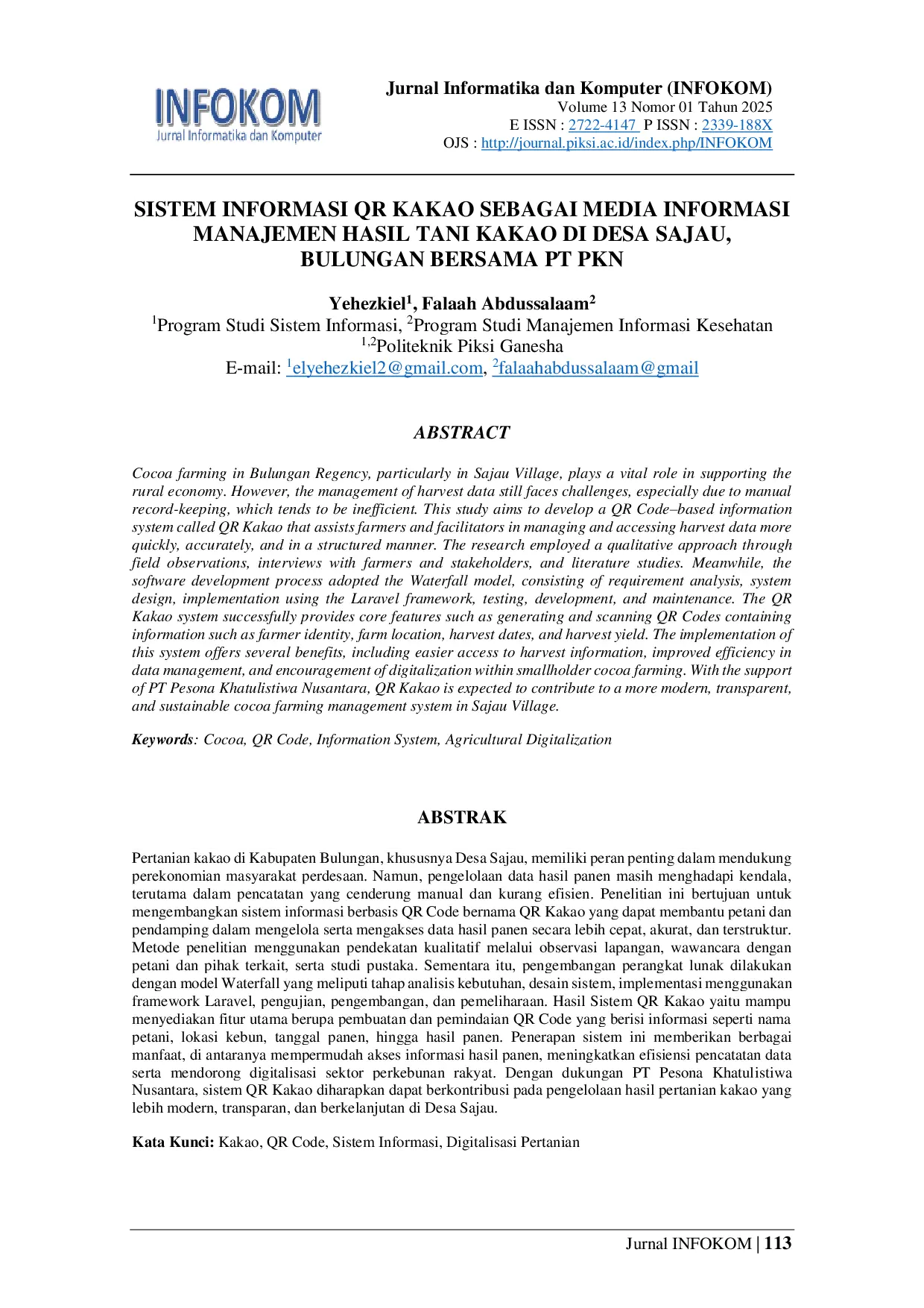 JURIS INFOKOM Journal